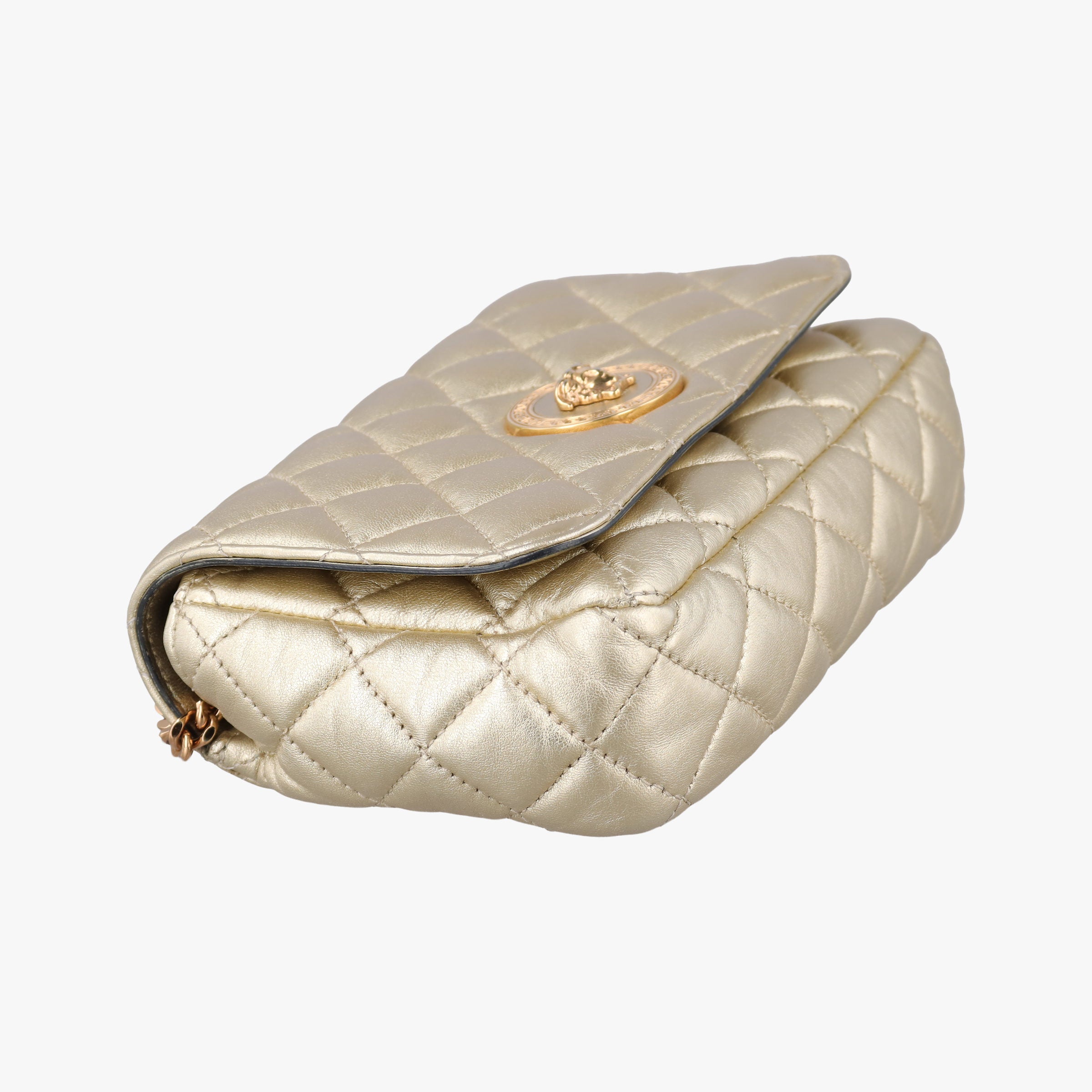 Secondhand VERSACE Medusa Golden Leather  shoulderbag | stylenewstar