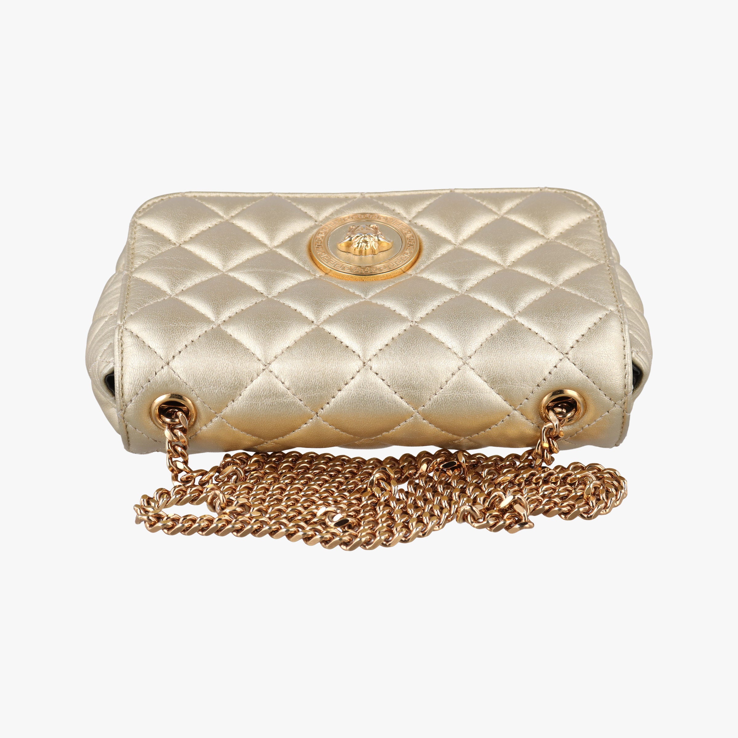 Secondhand VERSACE Medusa Golden Leather  shoulderbag | stylenewstar