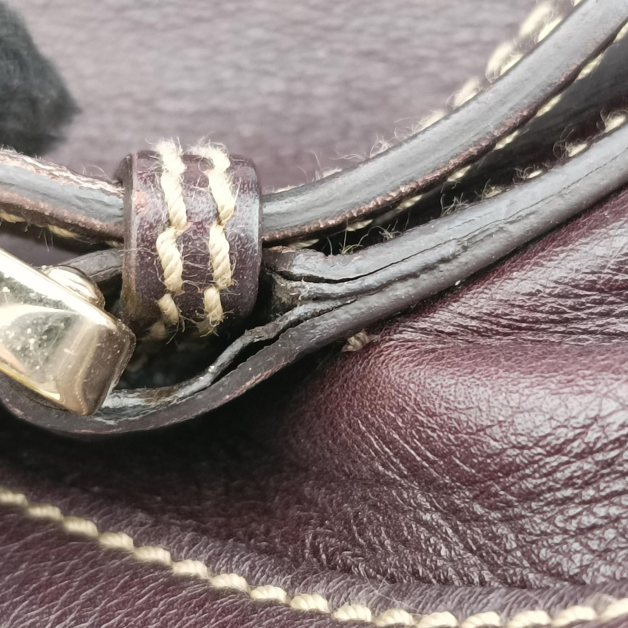 Pre-owned Gucci Dialux Britt Hobo Brown leather 162886 shoulderbag | stylenewstar