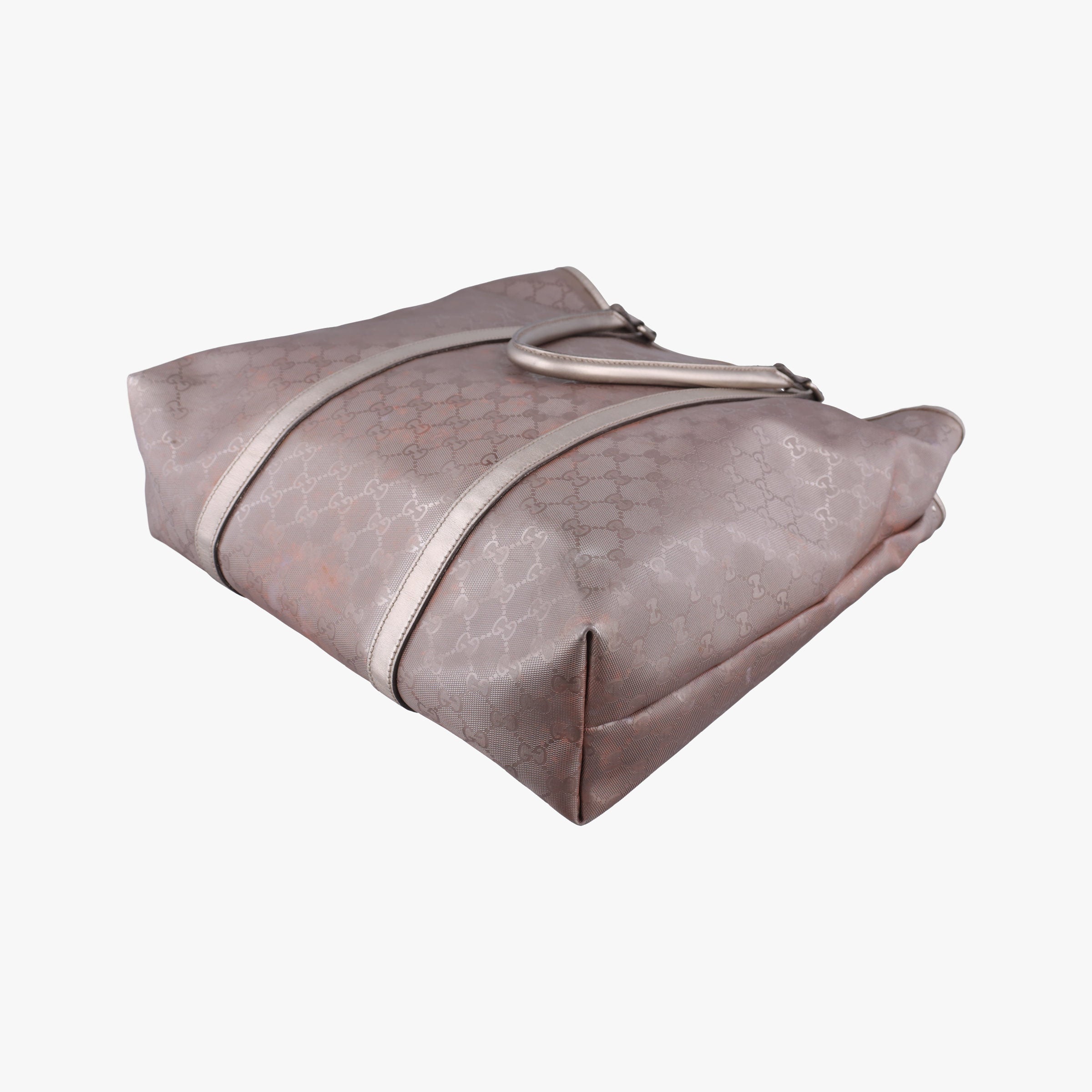 Pre-owned Gucci GG Supreme Joy Vertical Grey PVC coated canvas 223668 shoulderbag | stylenewstar
