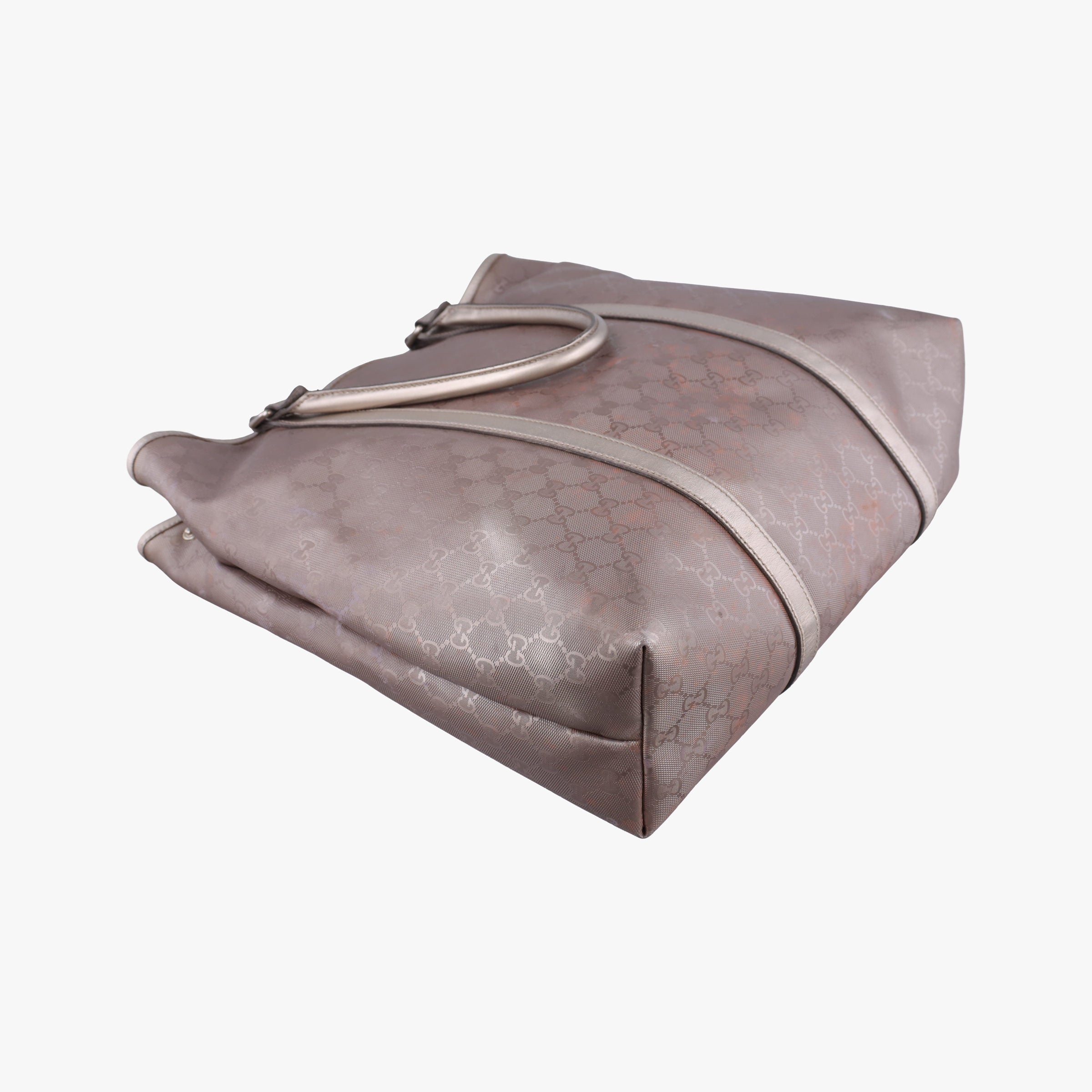 Pre-owned Gucci GG Supreme Joy Vertical Grey PVC coated canvas 223668 shoulderbag | stylenewstar
