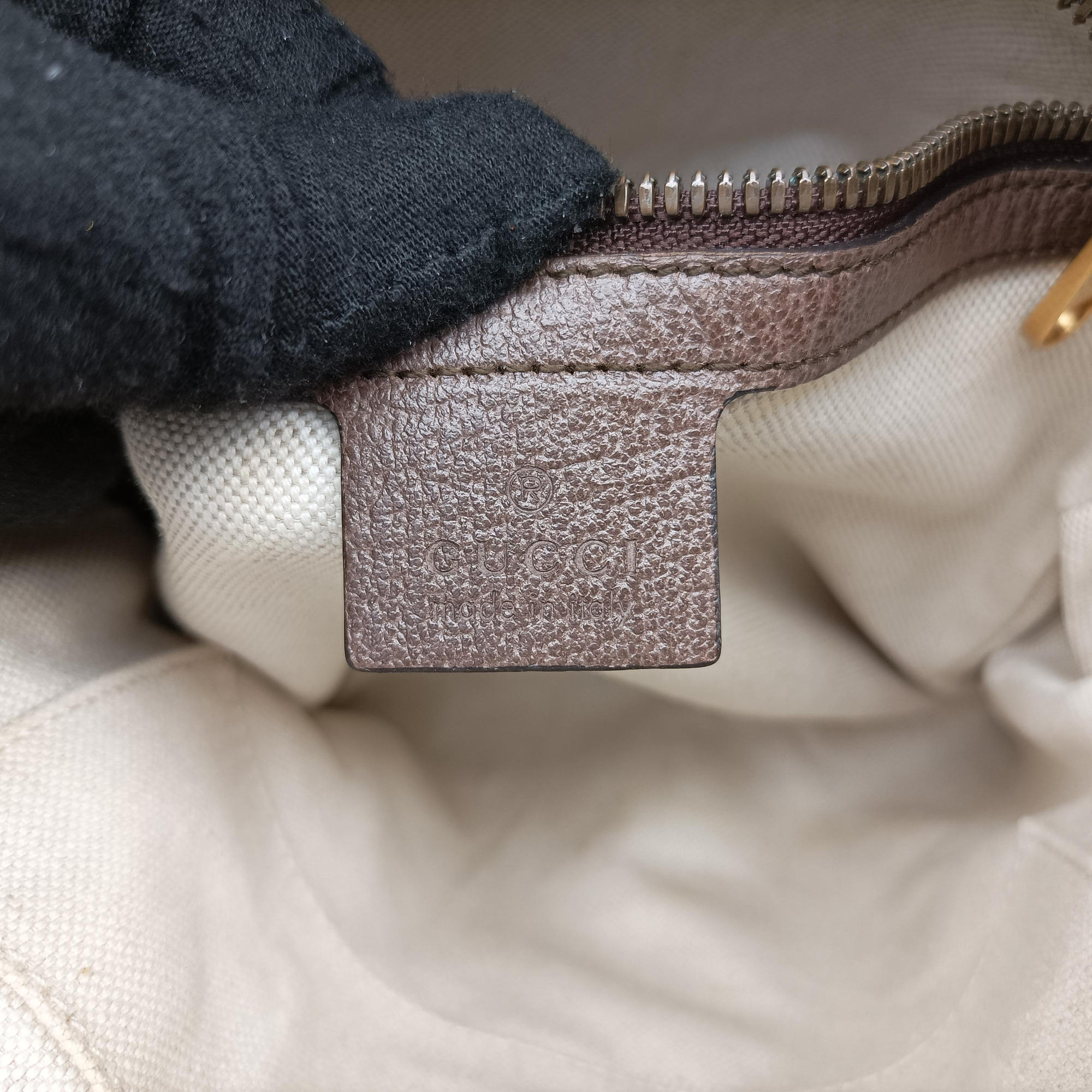 Vintage Gucci Ophidia brown×Beige PVC coated canvas×Leather 547926 shoulderbag | stylenewstar