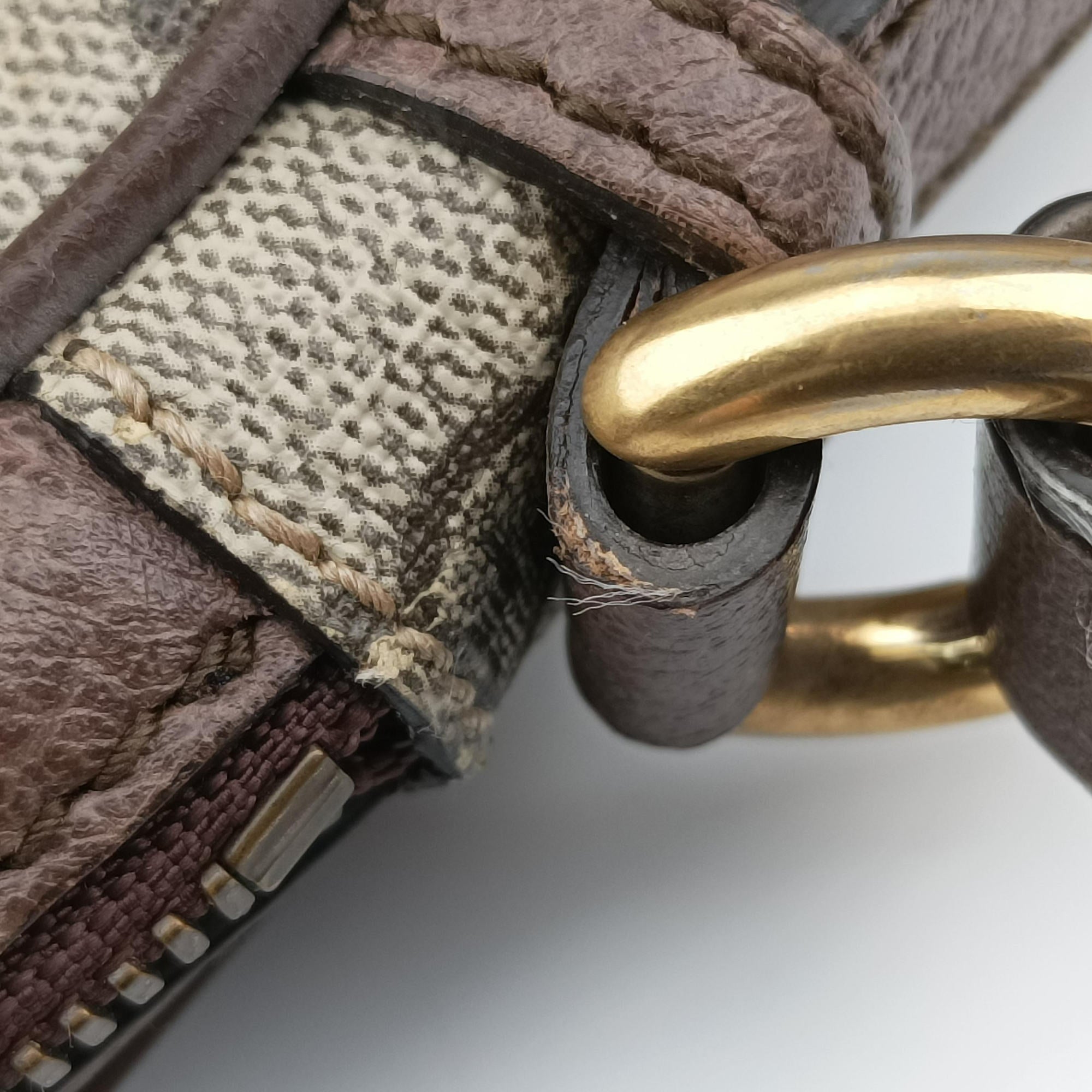 Vintage Gucci Ophidia brown×Beige PVC coated canvas×Leather 547926 shoulderbag | stylenewstar