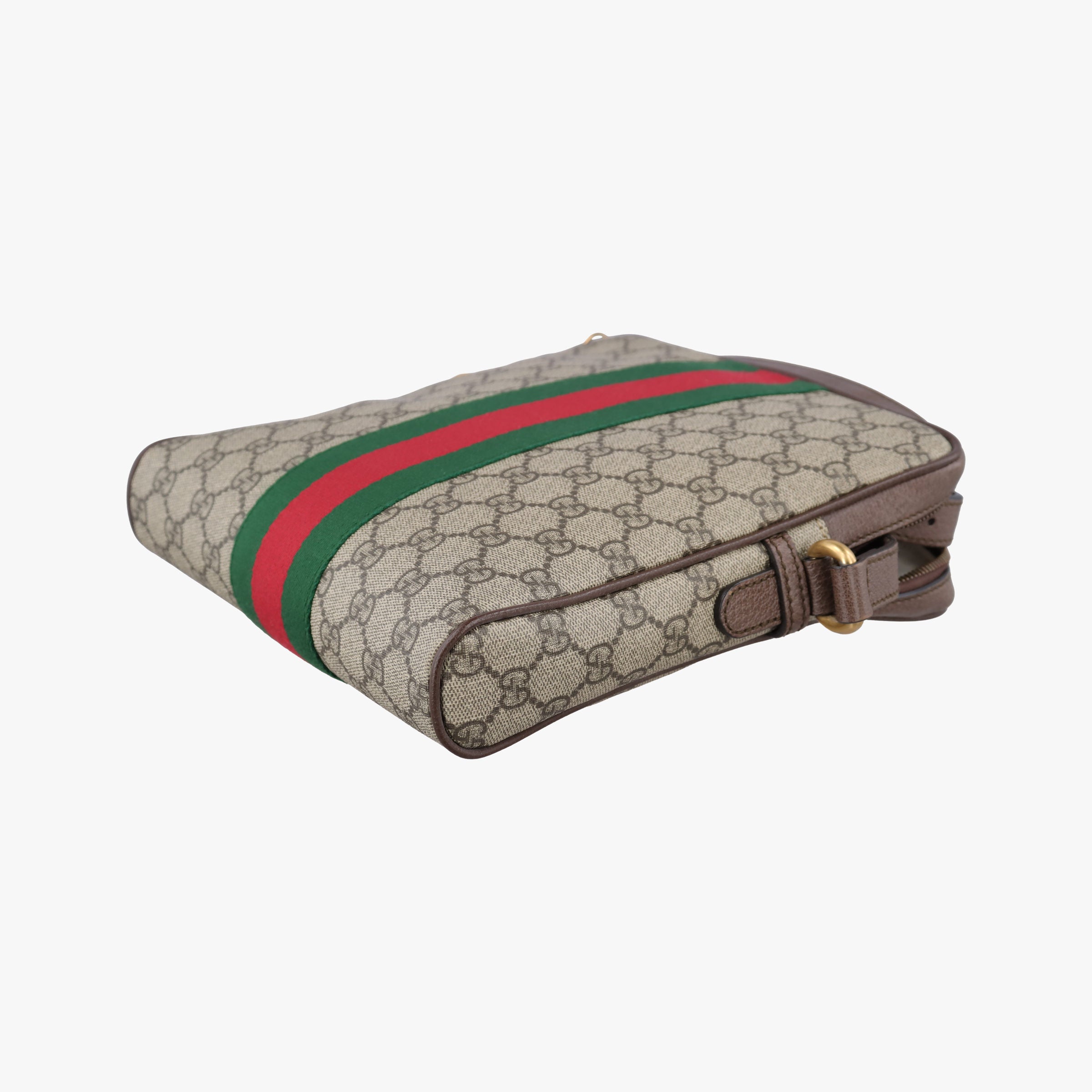 Vintage Gucci Ophidia brown×Beige PVC coated canvas×Leather 547926 shoulderbag | stylenewstar
