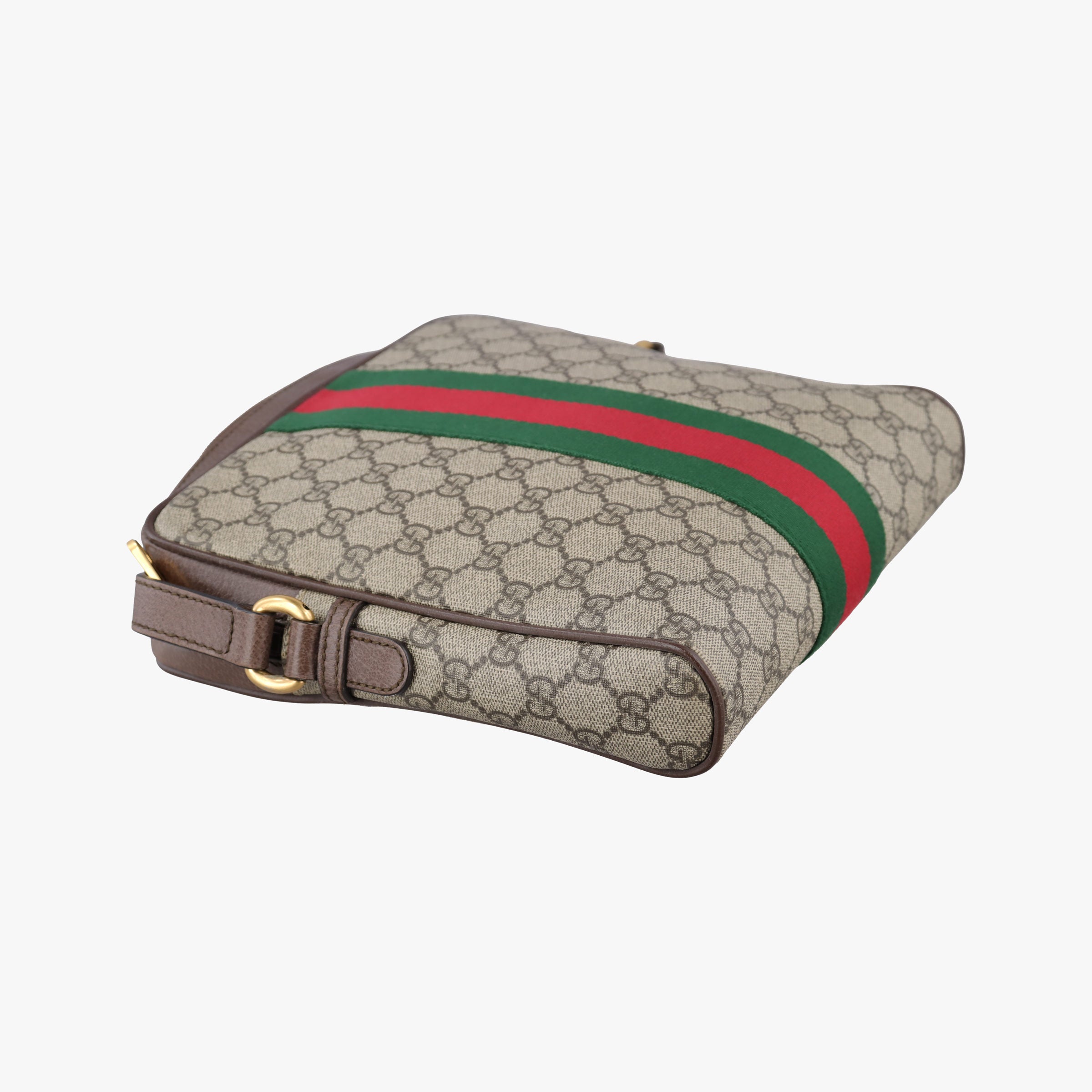 Vintage Gucci Ophidia brown×Beige PVC coated canvas×Leather 547926 shoulderbag | stylenewstar