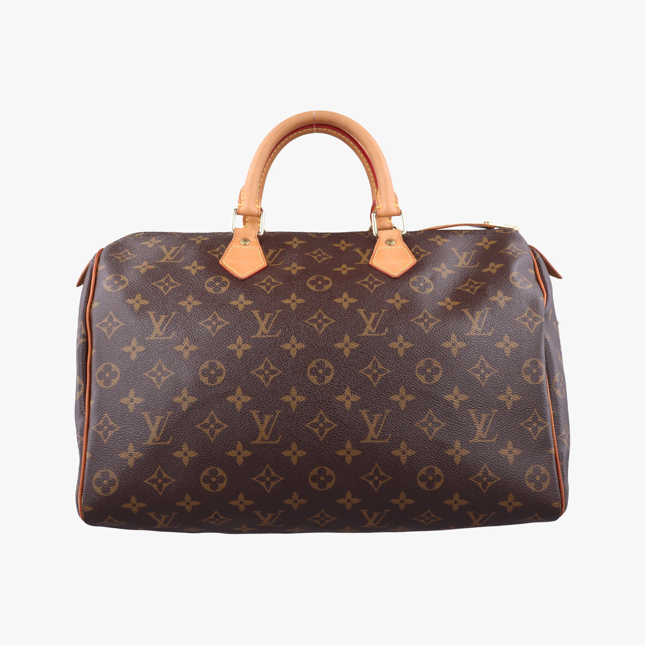 Pre-owned Louis Vuitton Speedy 35 Monogram/Brown Monogram canvas M41524 handbag | stylenewstar