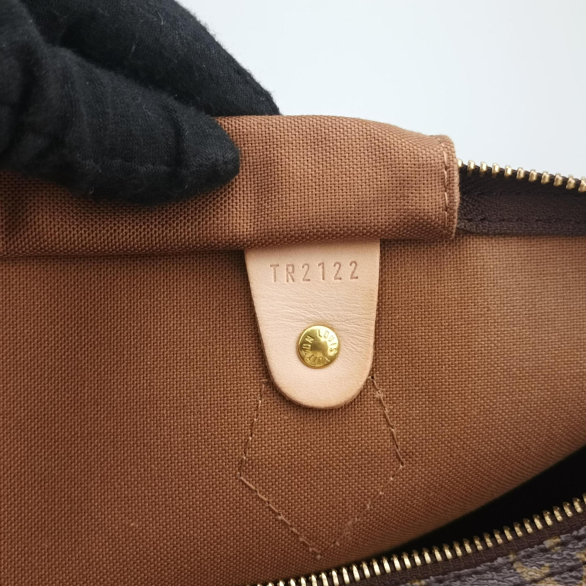 Pre-owned Louis Vuitton Speedy 35 Monogram/Brown Monogram canvas M41524 handbag | stylenewstar