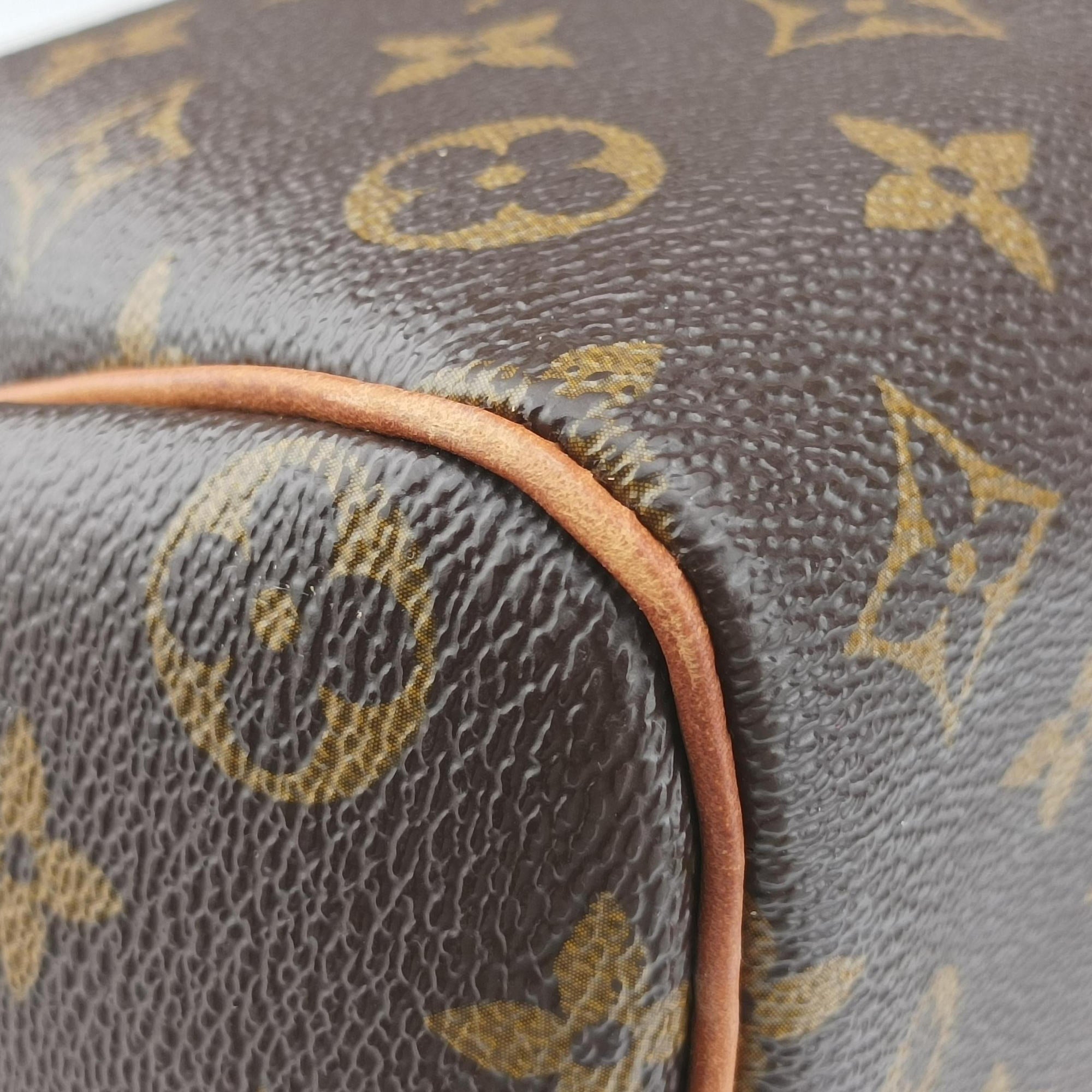 Pre-owned Louis Vuitton Speedy 35 Monogram/Brown Monogram canvas M41524 handbag | stylenewstar