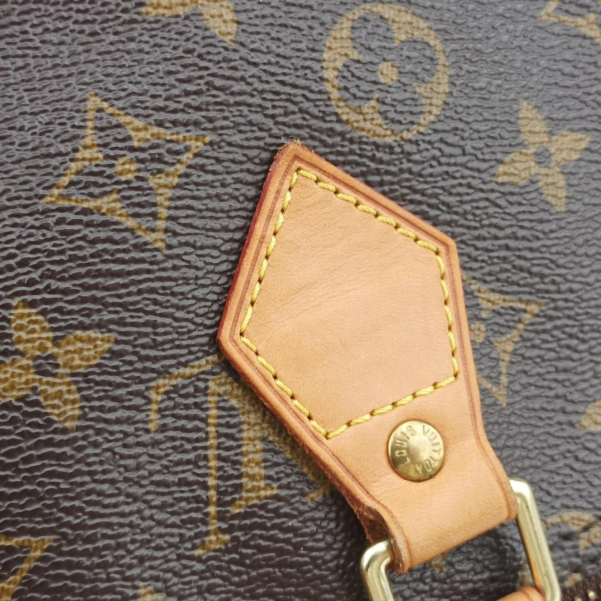 Pre-owned Louis Vuitton Speedy 35 Monogram/Brown Monogram canvas M41524 handbag | stylenewstar