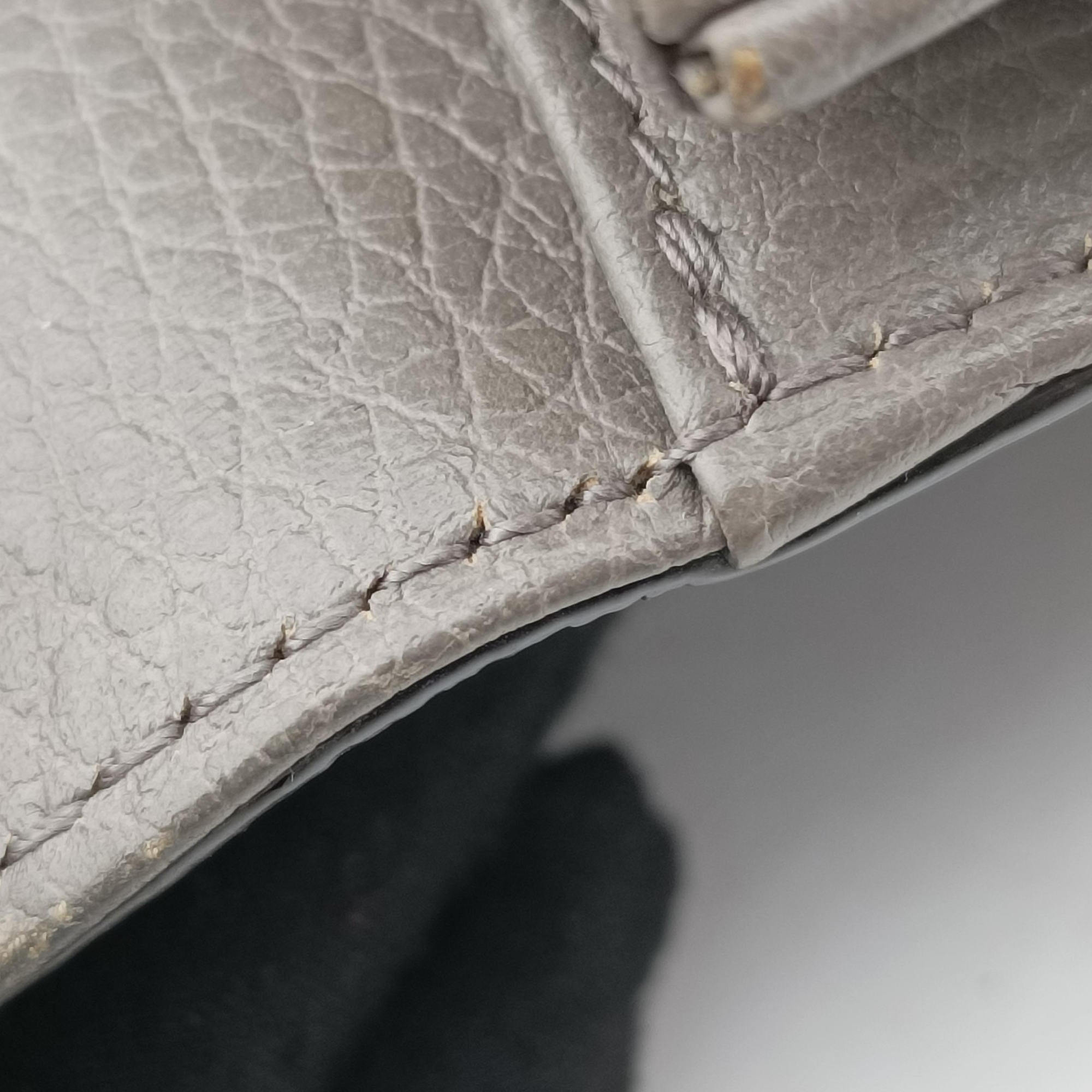 Pre-owned Gucci Interlocking G Grey Leather 510304 shoulderbag | stylenewstar