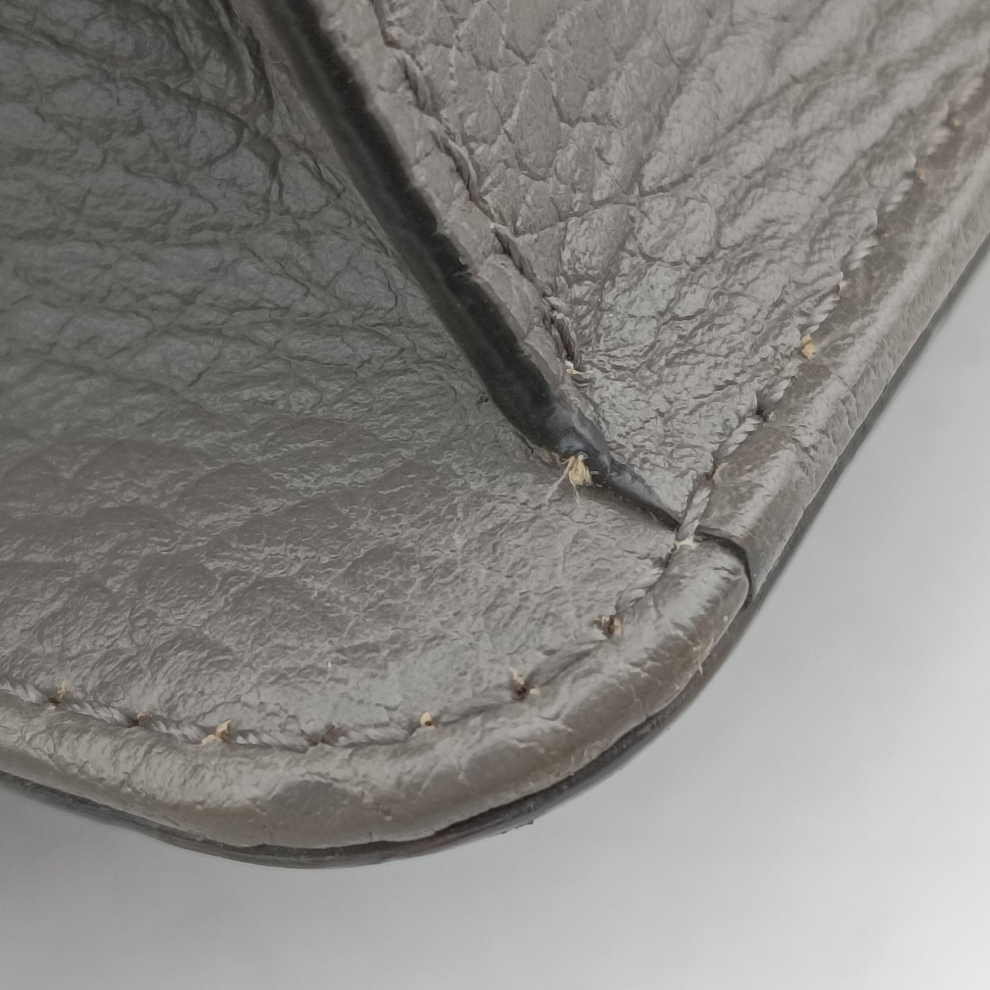 Pre-owned Gucci Interlocking G Grey Leather 510304 shoulderbag | stylenewstar