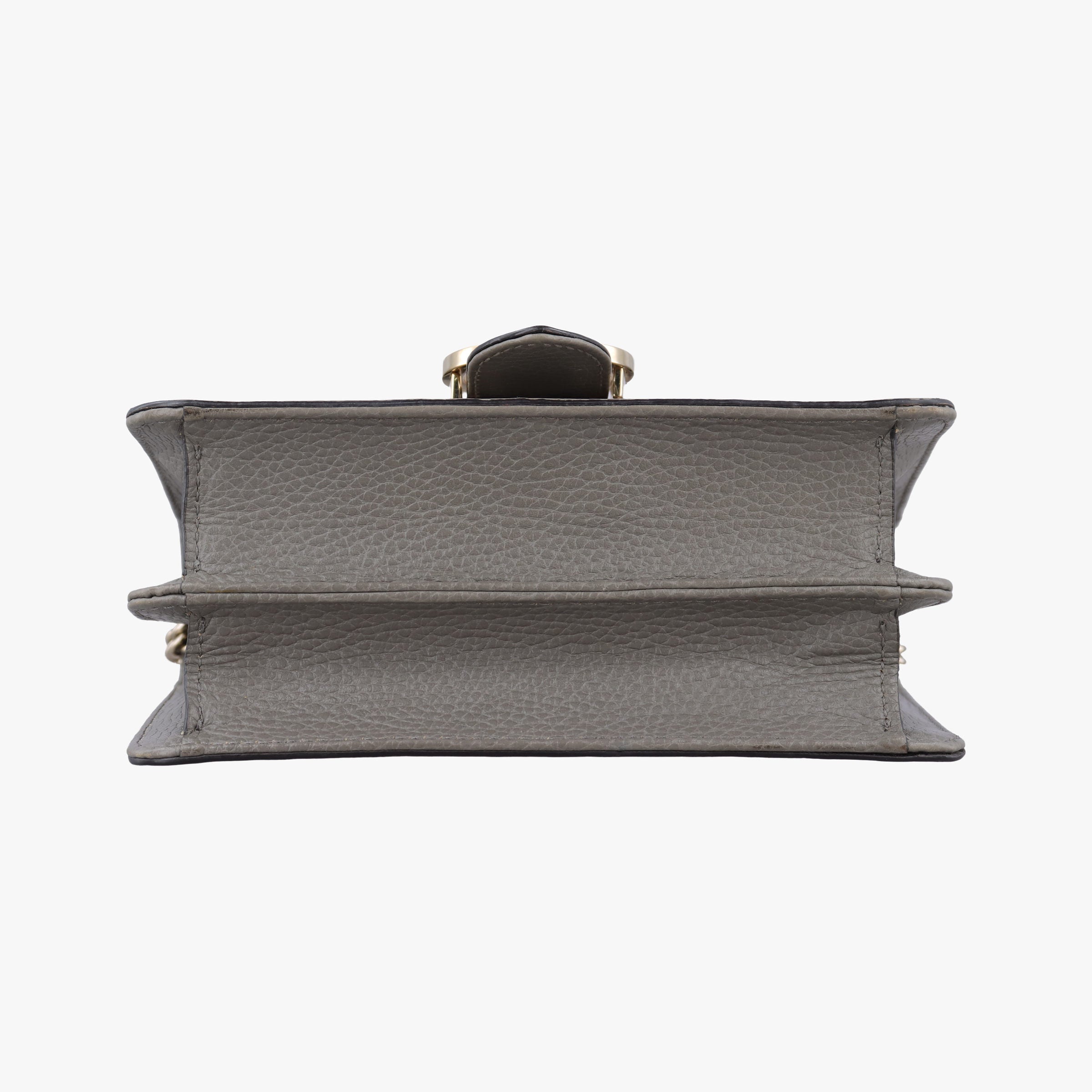 Pre-owned Gucci Interlocking G Grey Leather 510304 shoulderbag | stylenewstar