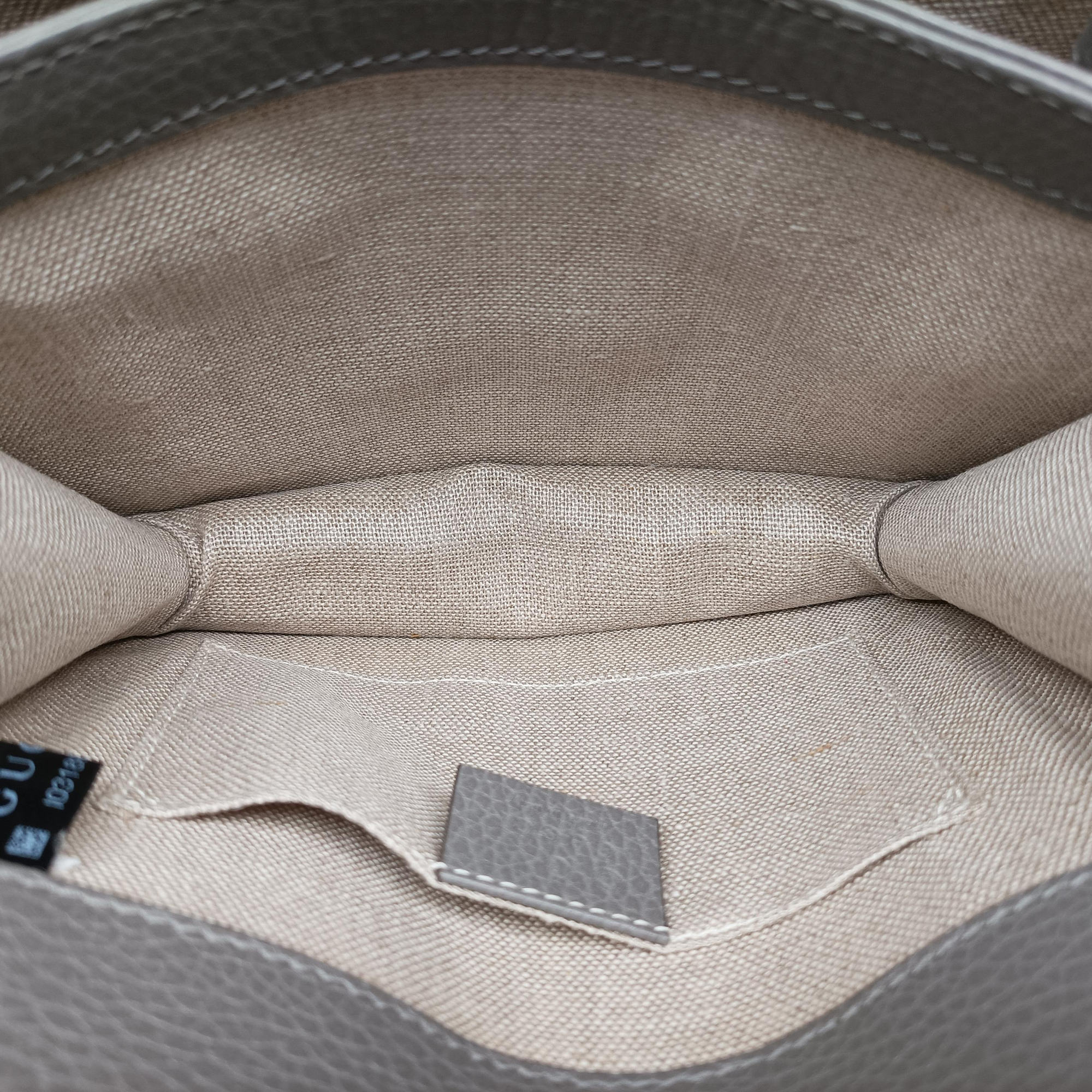 Pre-owned Gucci Interlocking G Grey Leather 510304 shoulderbag | stylenewstar