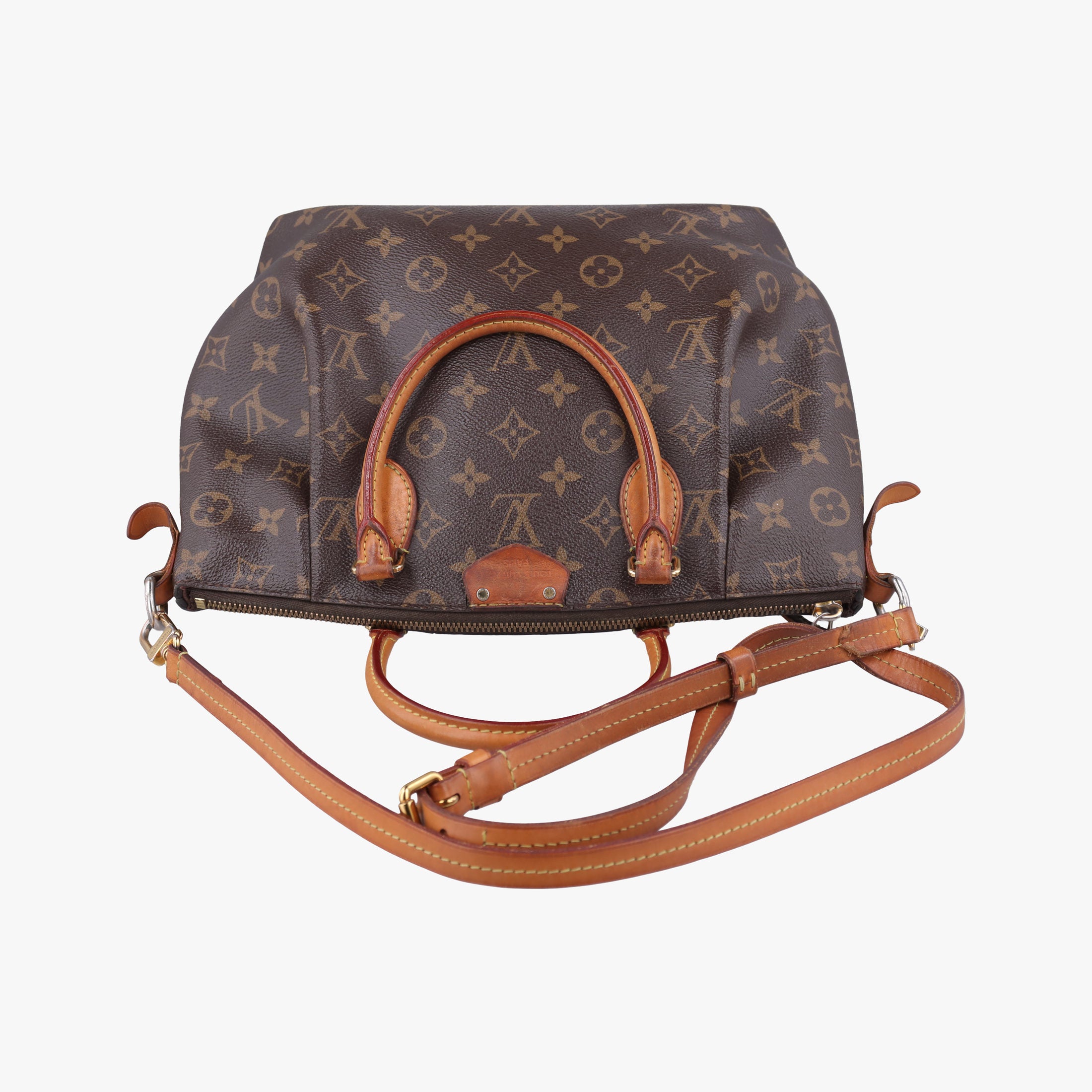 Secondhand Louis Vuitton Turen PM brown Monogram Canvas M48813 shoulderbag | stylenewstar