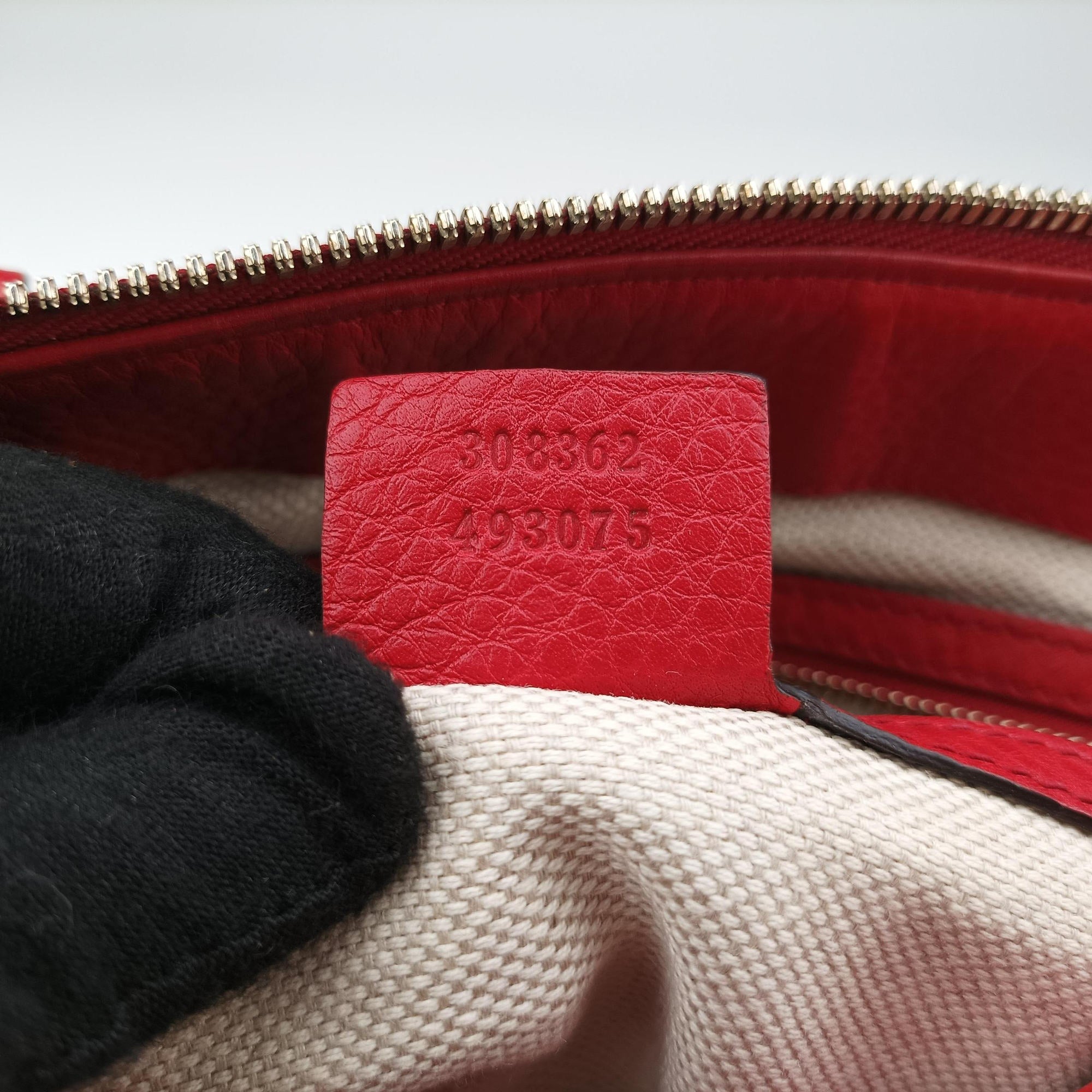 Secondhand Gucci Soho Red Leather 308362 shoulderbag | stylenewstar