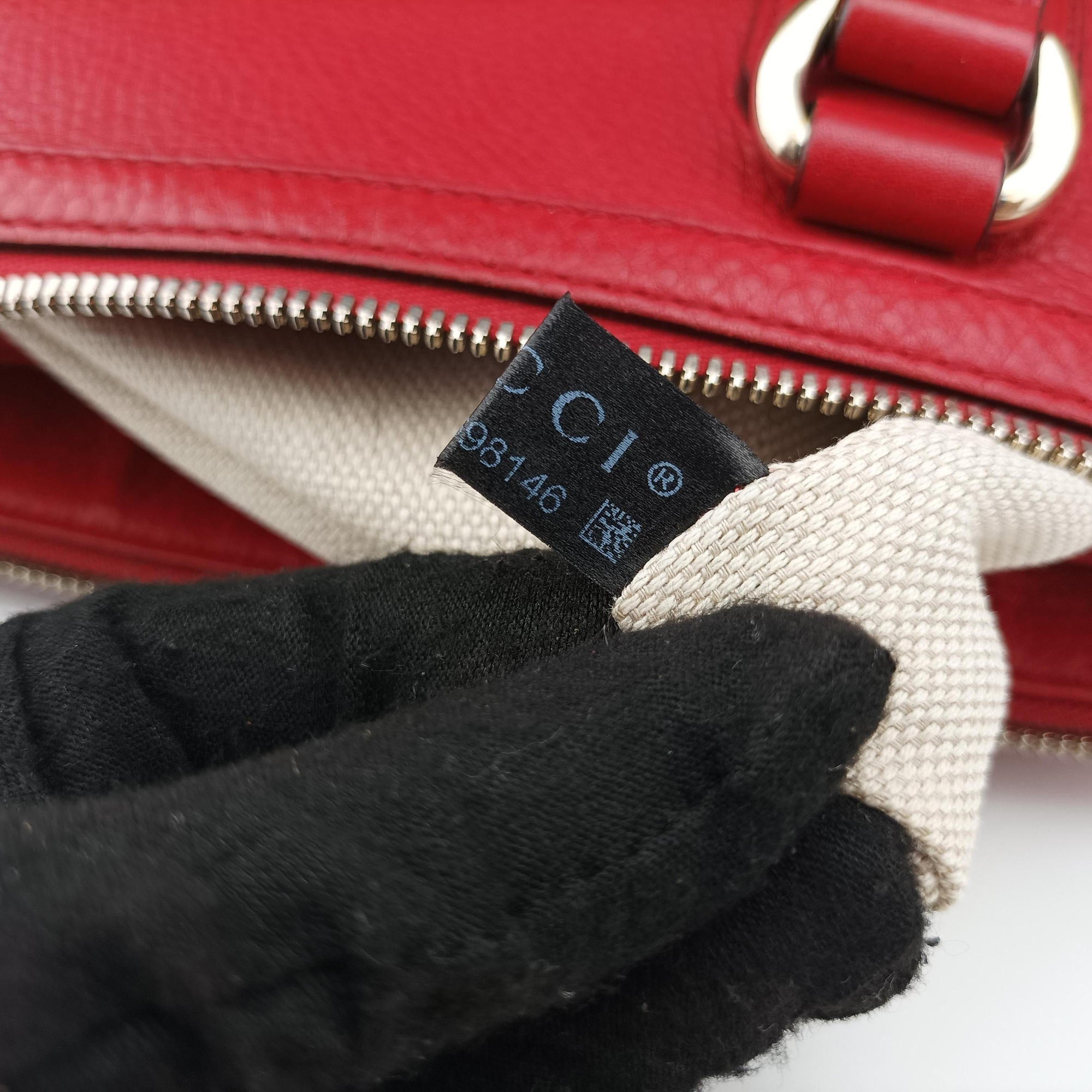 Secondhand Gucci Soho Red Leather 308362 shoulderbag | stylenewstar