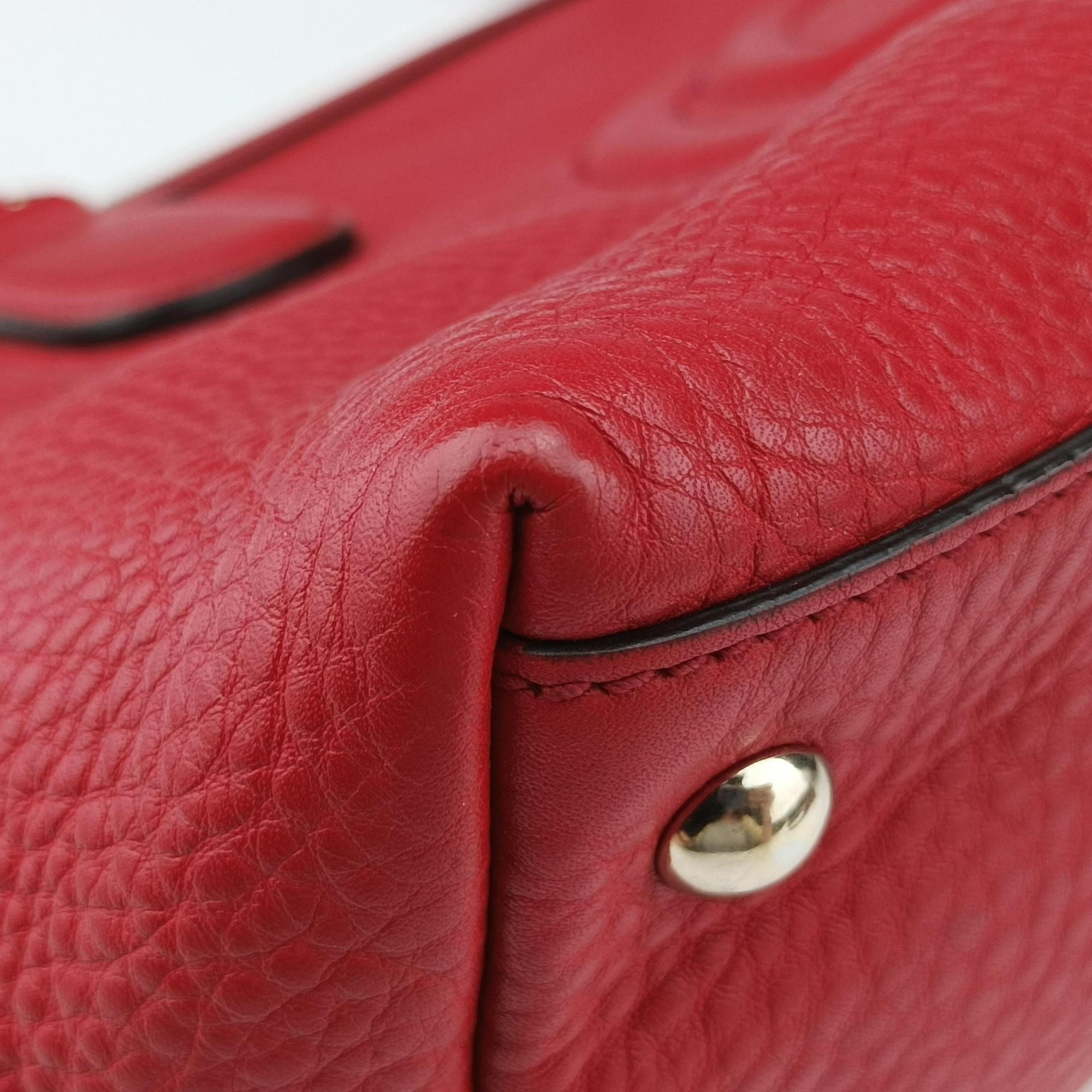 Secondhand Gucci Soho Red Leather 308362 shoulderbag | stylenewstar