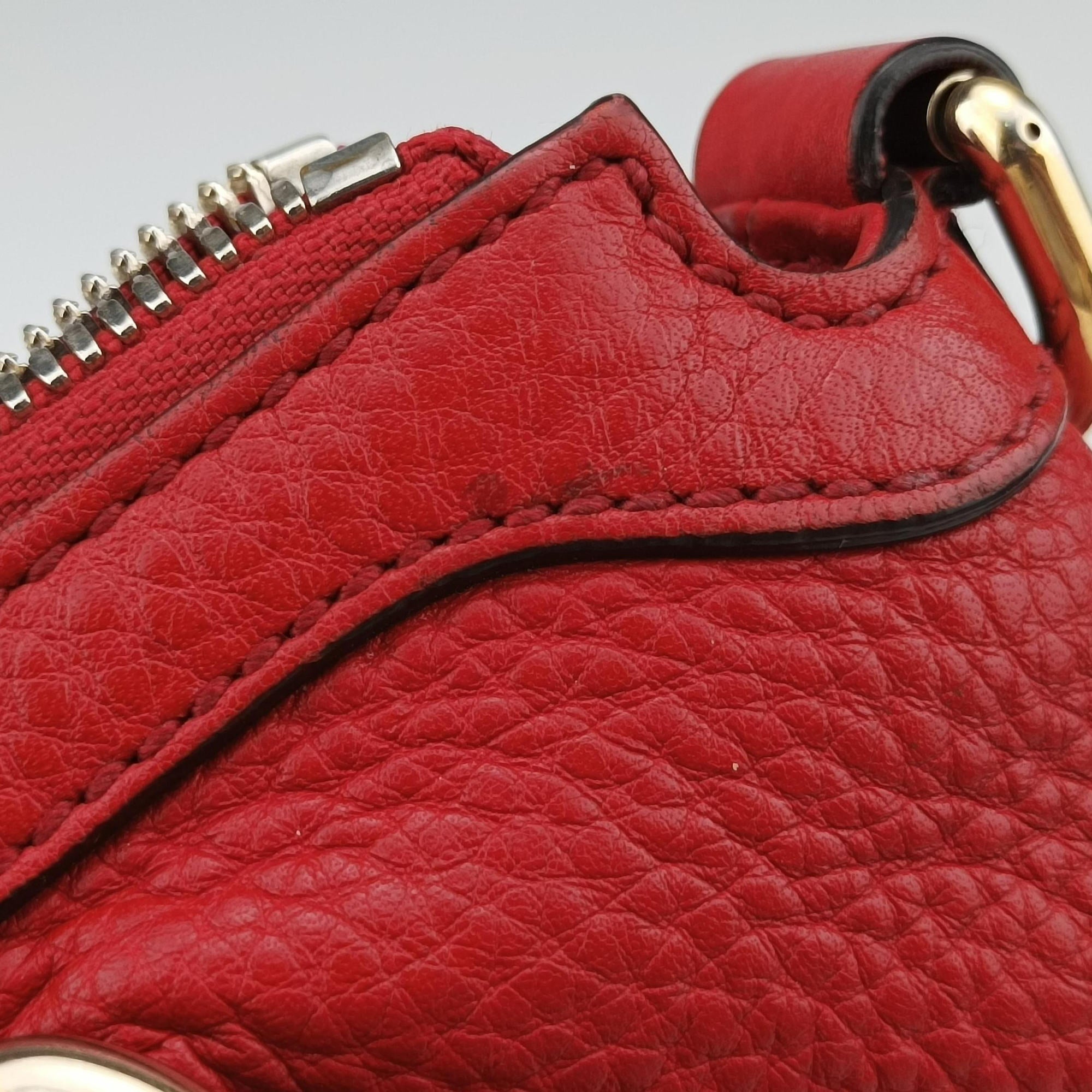 Secondhand Gucci Soho Red Leather 308362 shoulderbag | stylenewstar