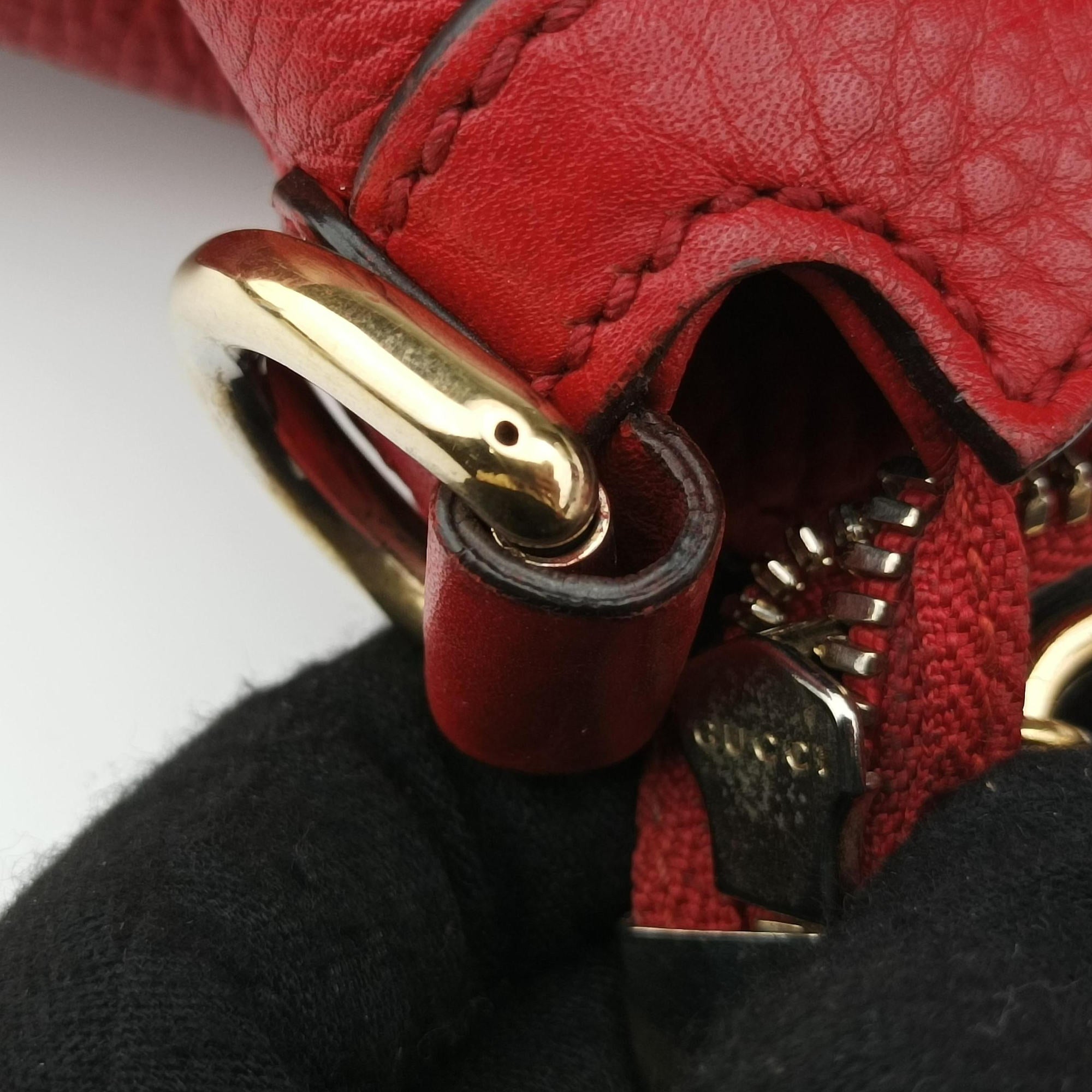Secondhand Gucci Soho Red Leather 308362 shoulderbag | stylenewstar
