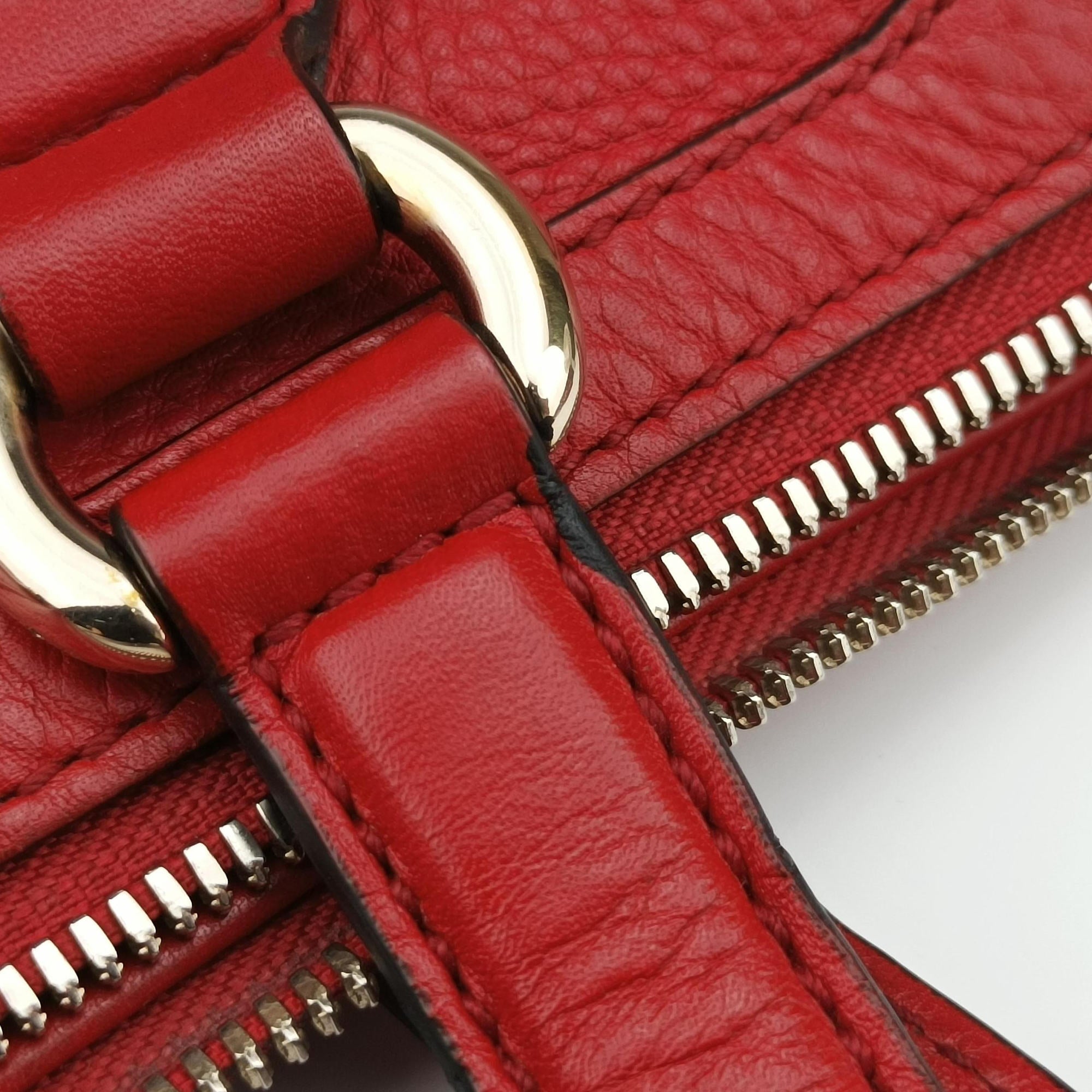 Secondhand Gucci Soho Red Leather 308362 shoulderbag | stylenewstar