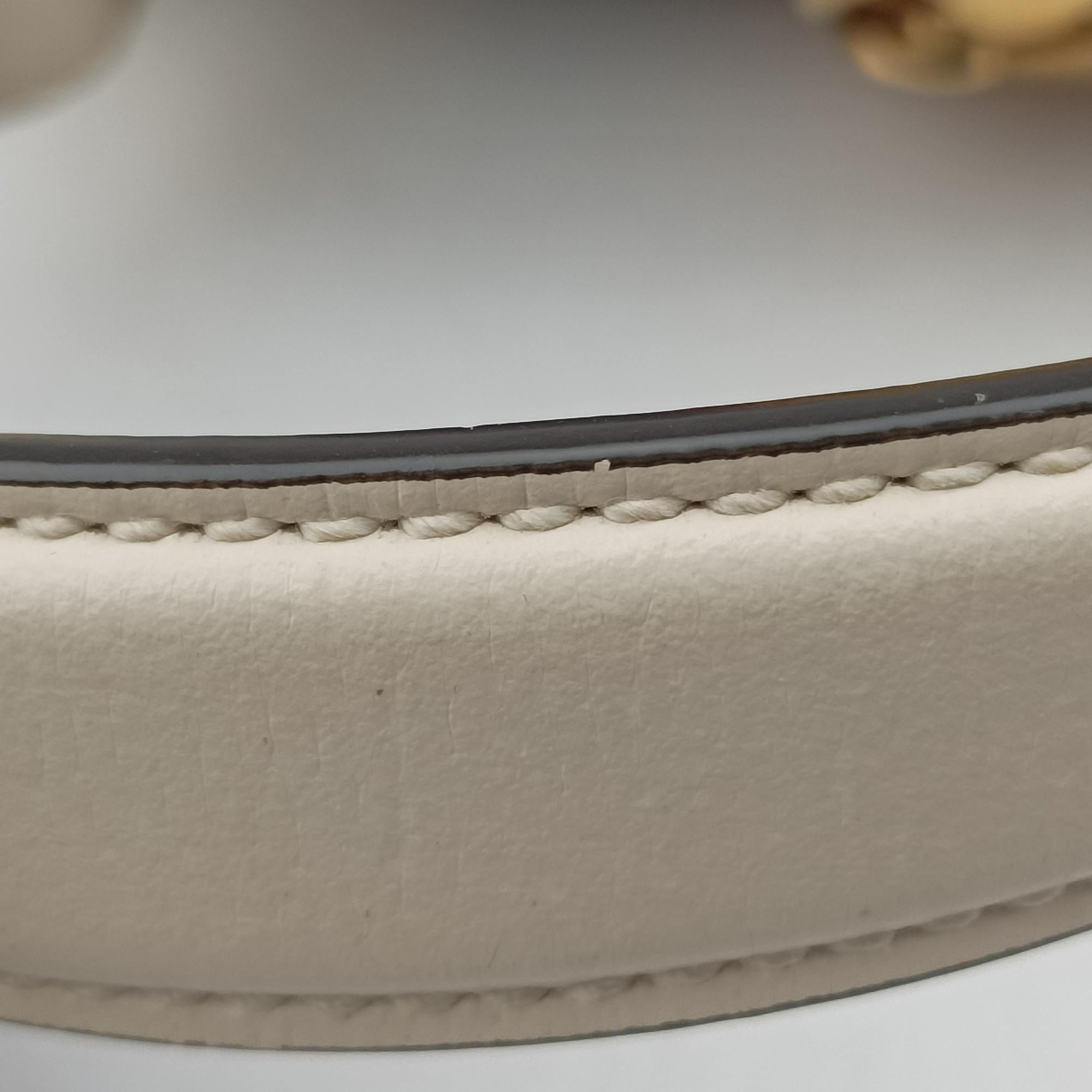 Pre-owned Gucci Sylvie White×Multicolour Leather 470270 shoulderbag | stylenewstar