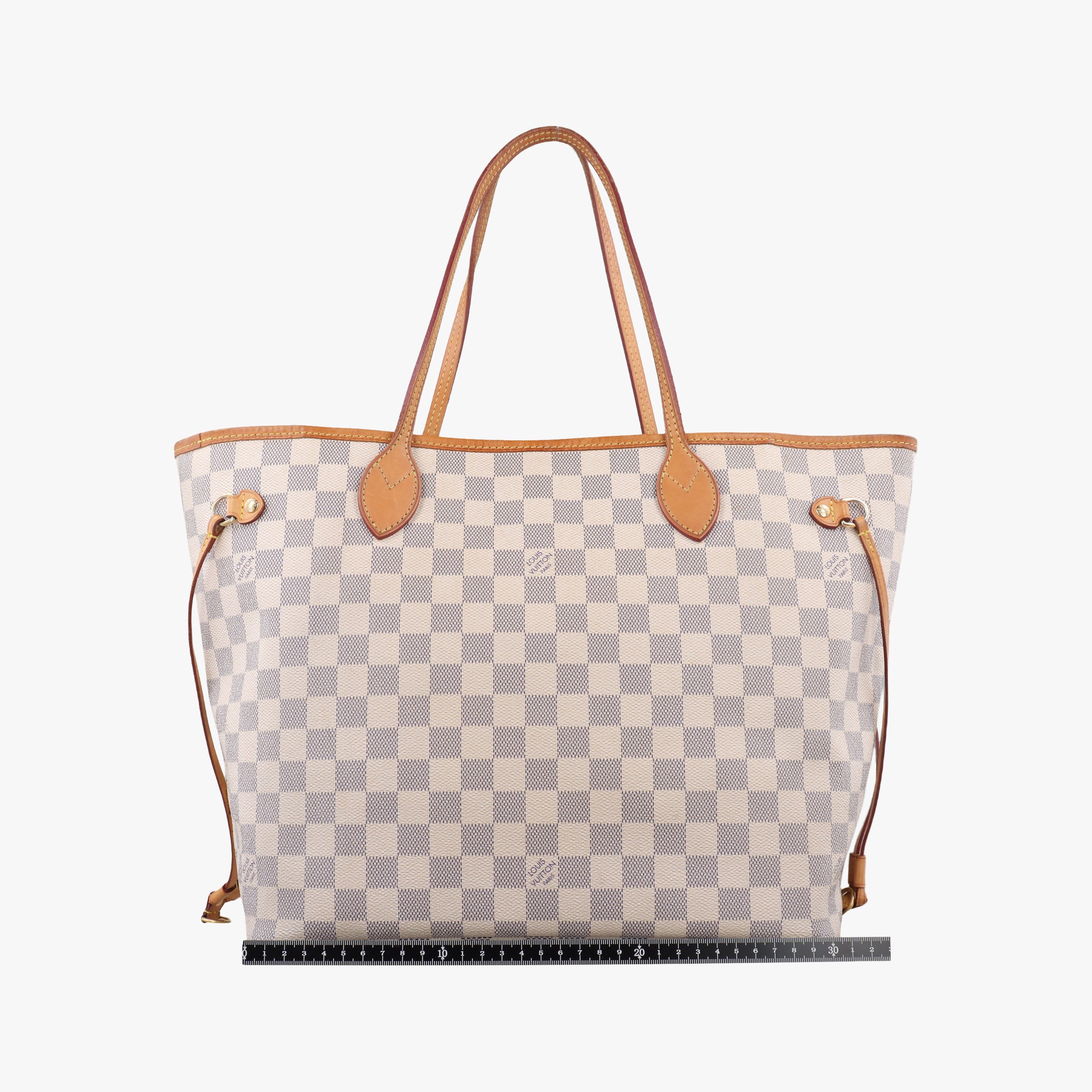 Pre-owned Louis Vuitton Neverfull MM Azur Damier Canvas N51107 shoulderbag | stylenewstar