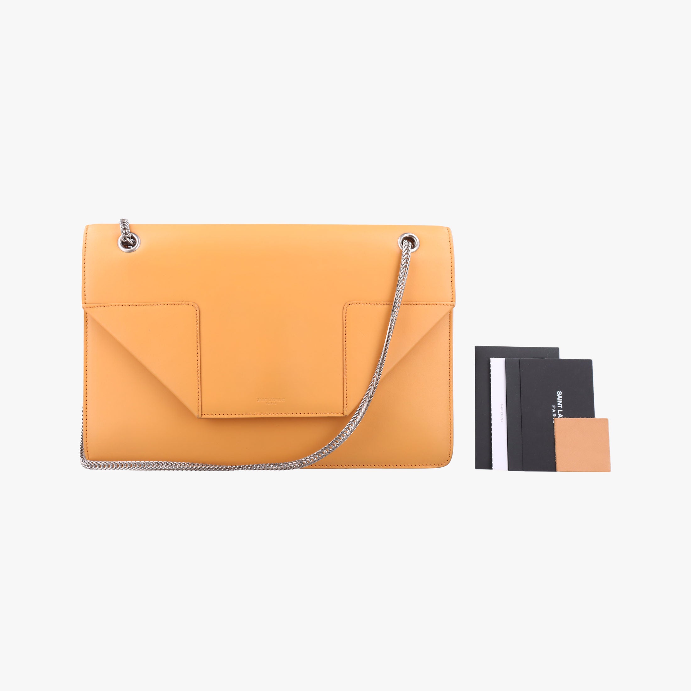 Pre-owned Yves Saint Laurent Betty yellow Leather 314515 shoulderbag | stylenewstar