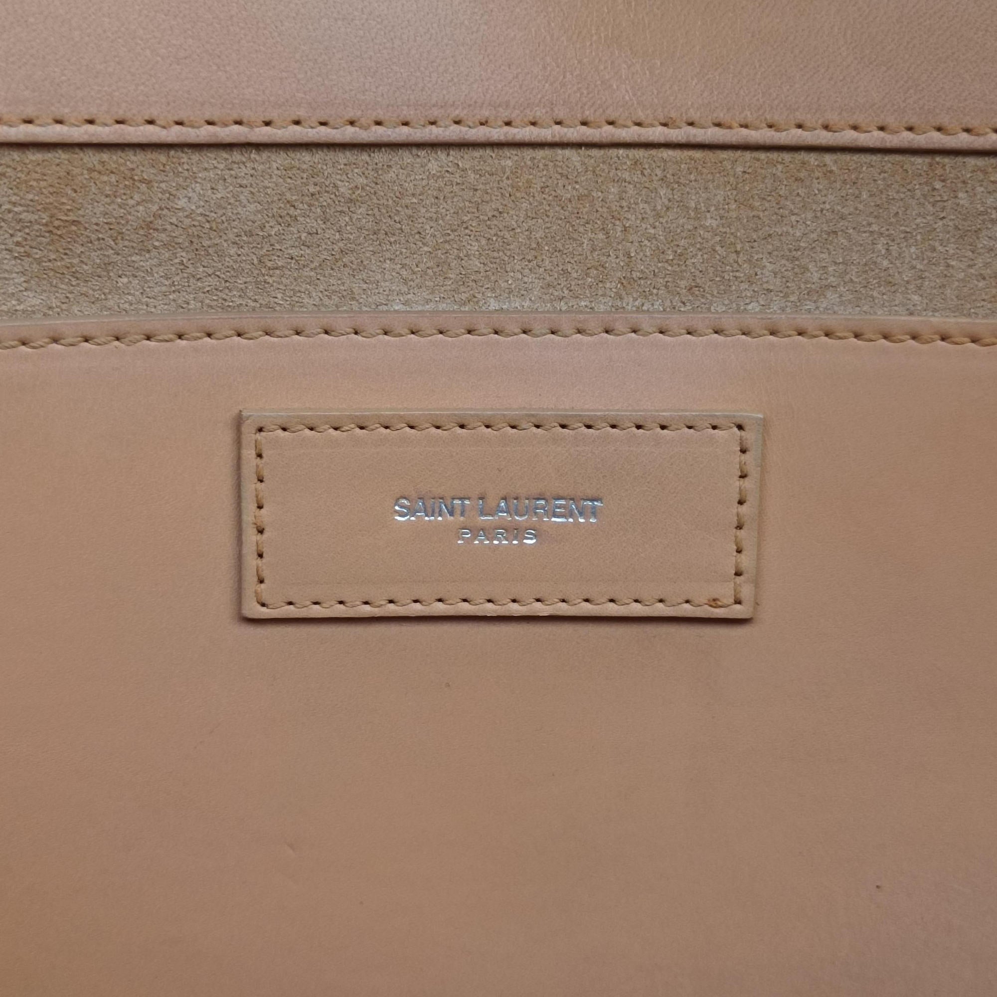 Pre-owned Yves Saint Laurent Betty yellow Leather 314515 shoulderbag | stylenewstar