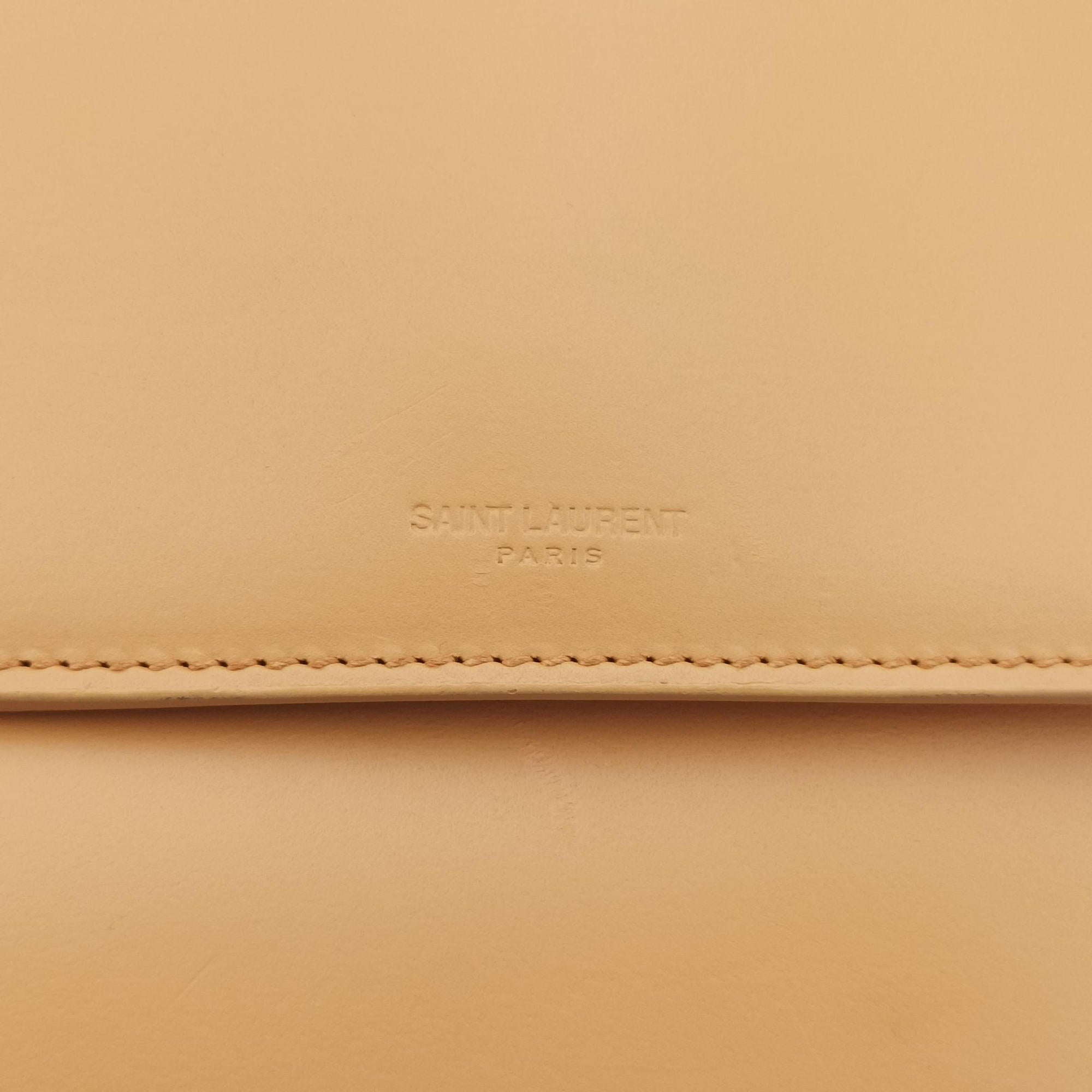 Pre-owned Yves Saint Laurent Betty yellow Leather 314515 shoulderbag | stylenewstar