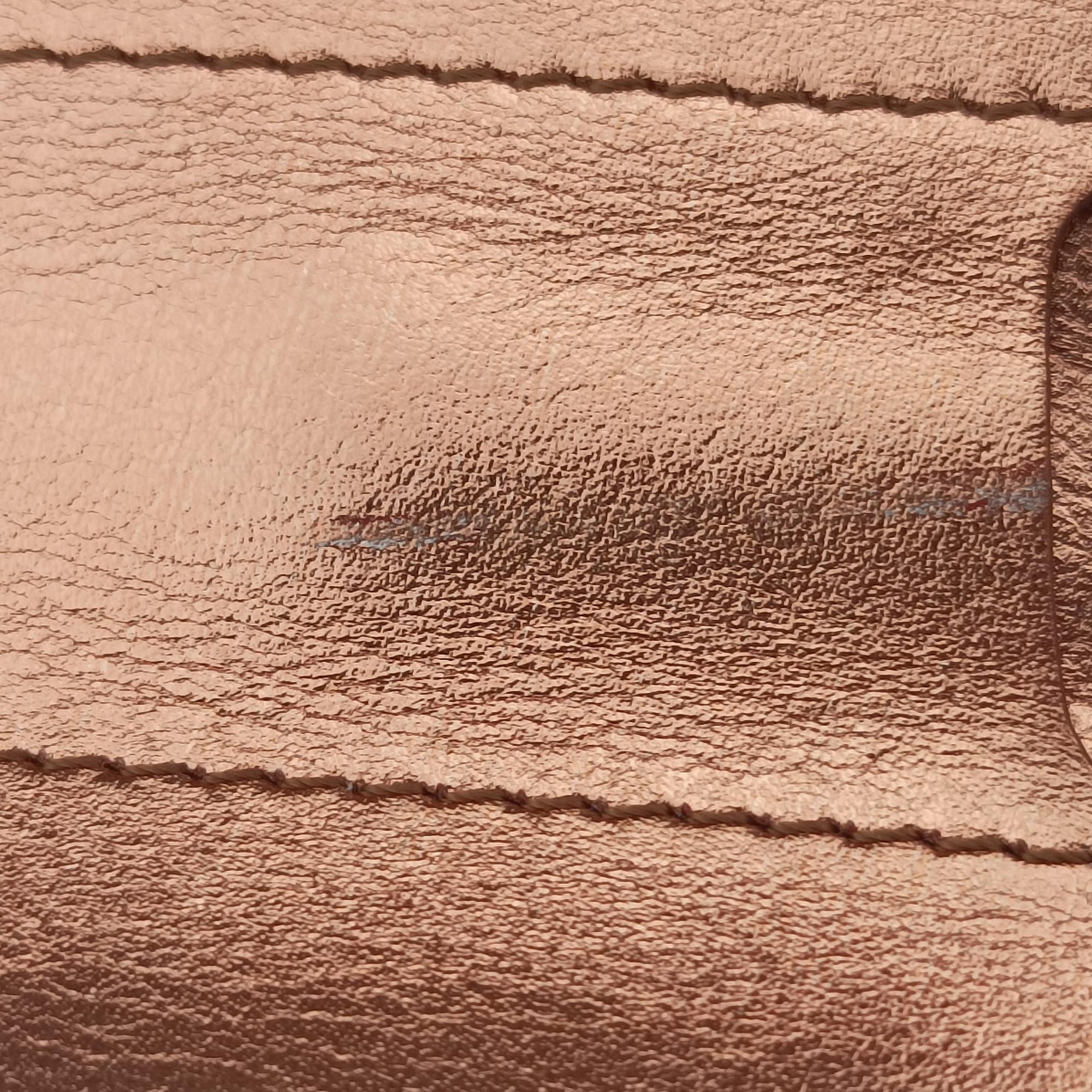 Pre-owned Delvaux Brillant Mini Golden leather  shoulderbag | stylenewstar
