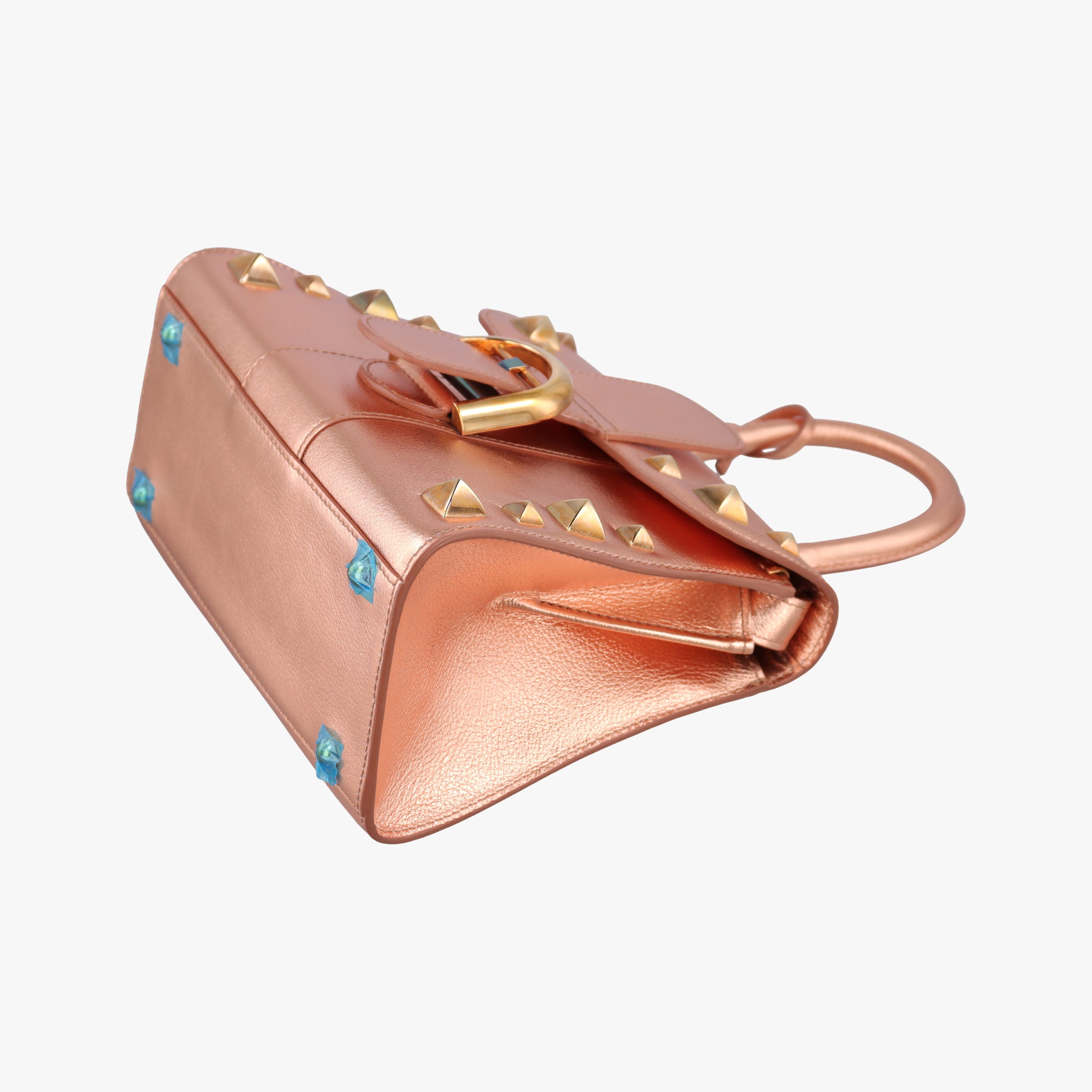 Pre-owned Delvaux Brillant Mini Golden leather  shoulderbag | stylenewstar