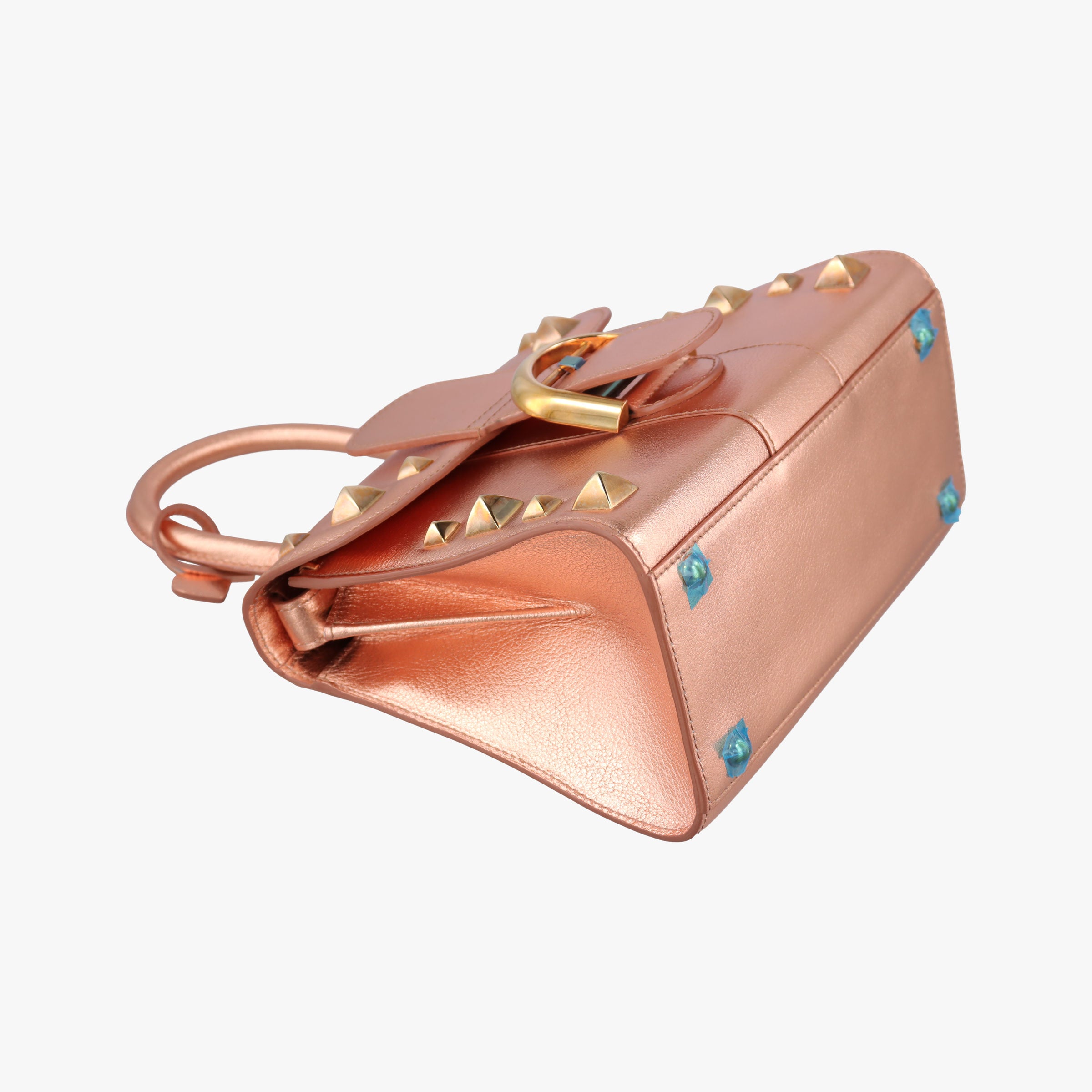 Pre-owned Delvaux Brillant Mini Golden leather  shoulderbag | stylenewstar