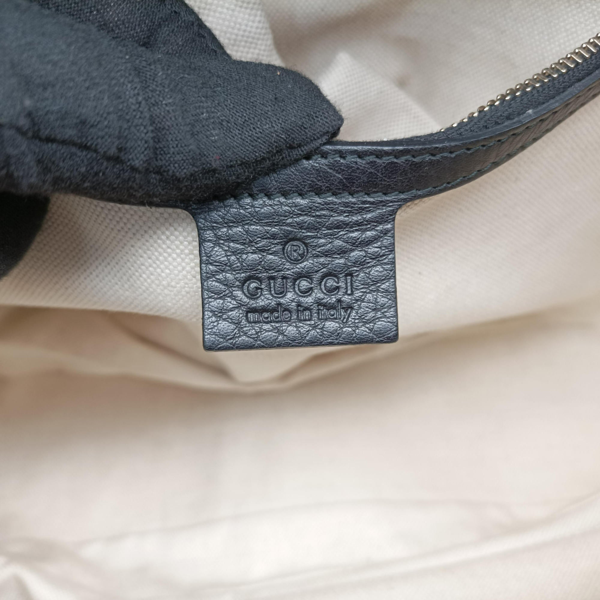 Pre-owned Gucci New Bamboo Black Leather 254883 shoulderbag | stylenewstar