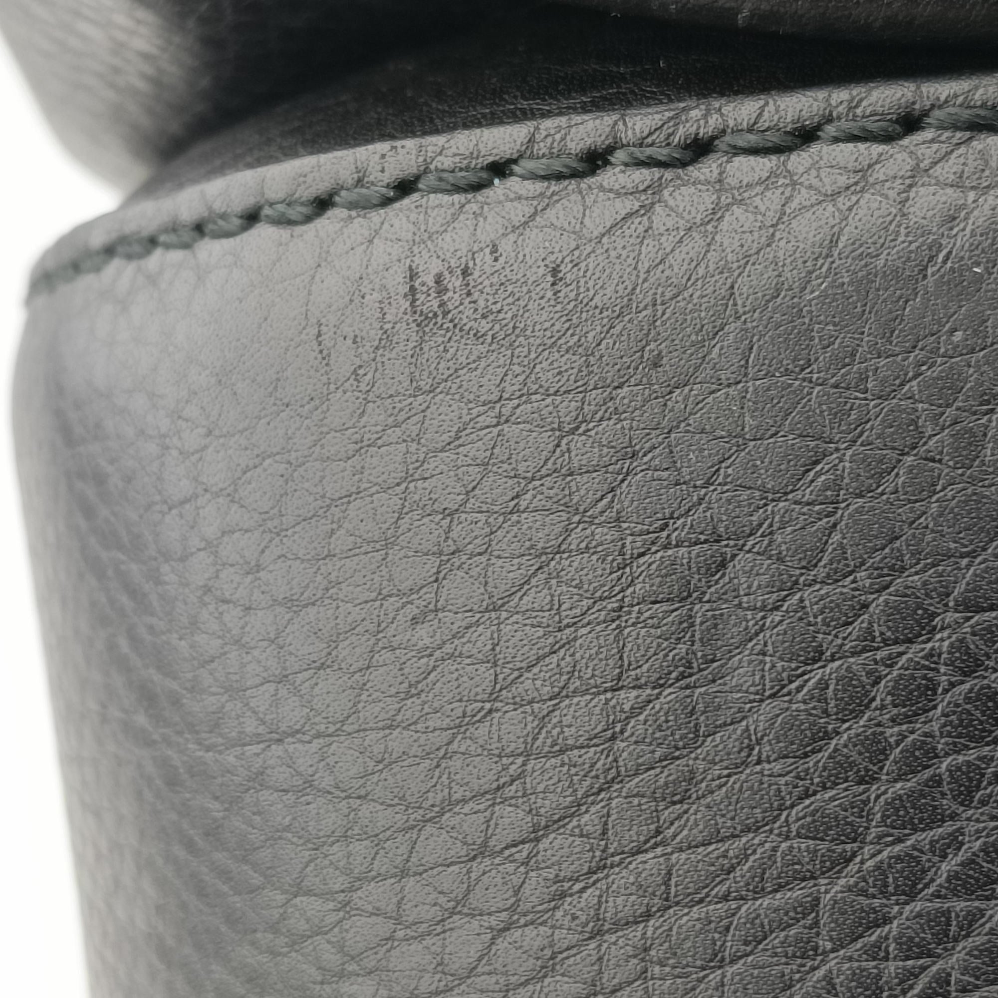 Pre-owned Gucci New Bamboo Black Leather 254883 shoulderbag | stylenewstar