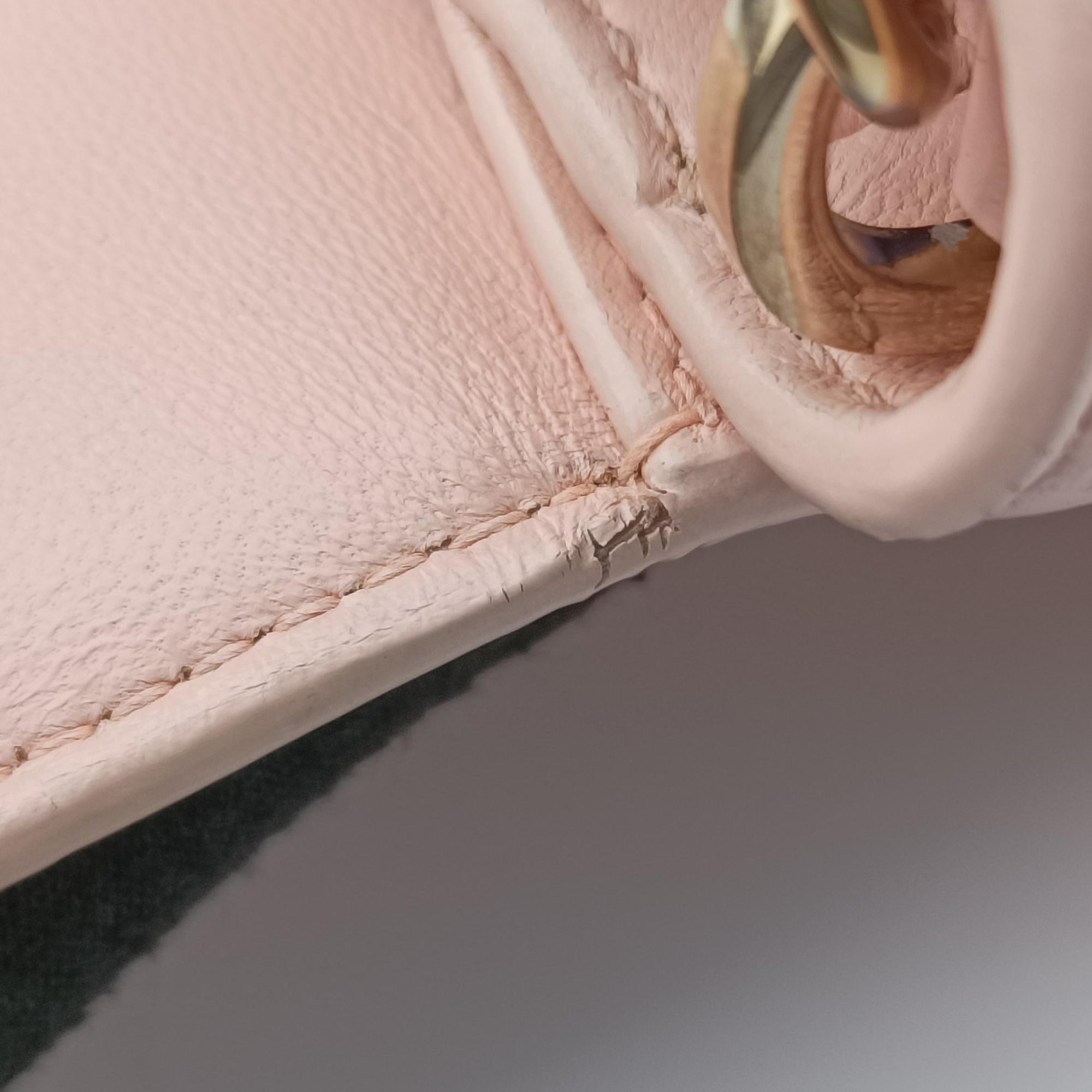 Pre-owned VERSACE Studded Medusa Medallion Pink Leather  shoulderbag | stylenewstar