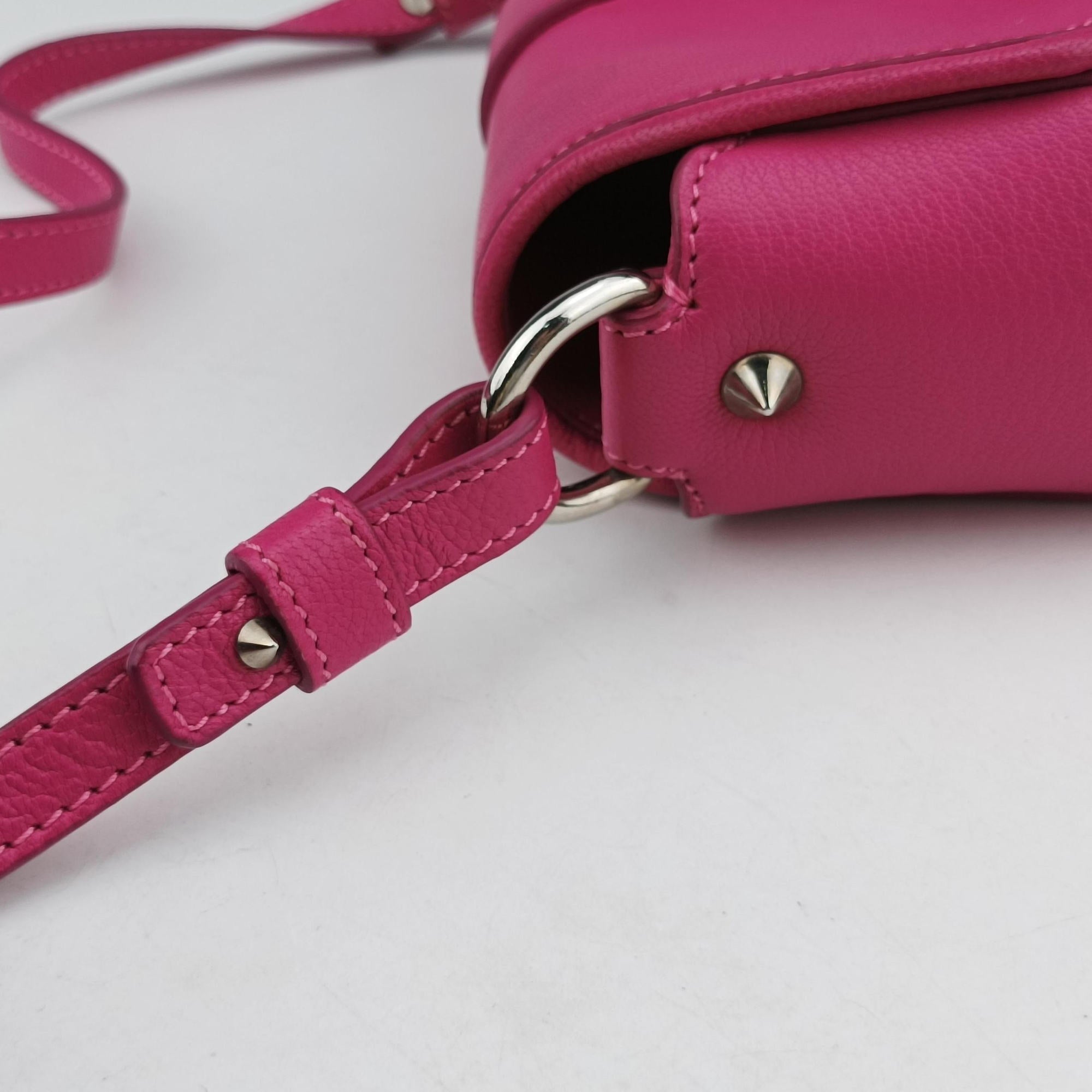Pre-owned Givenchy Obsedia Pink Leather  shoulderbag | stylenewstar