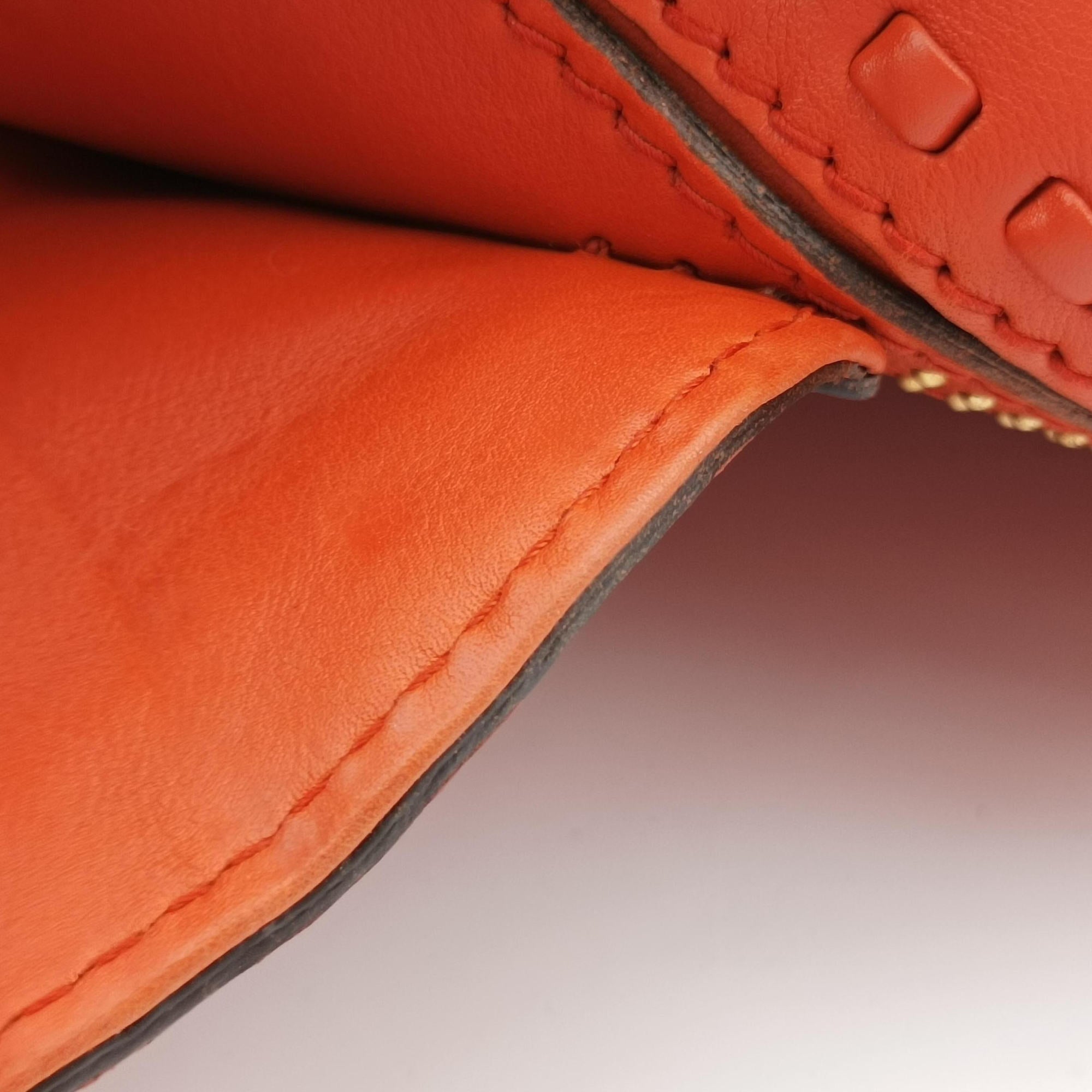 Pre-owned Gucci Snaffle Bit Orange Leather 263955 shoulderbag | stylenewstar
