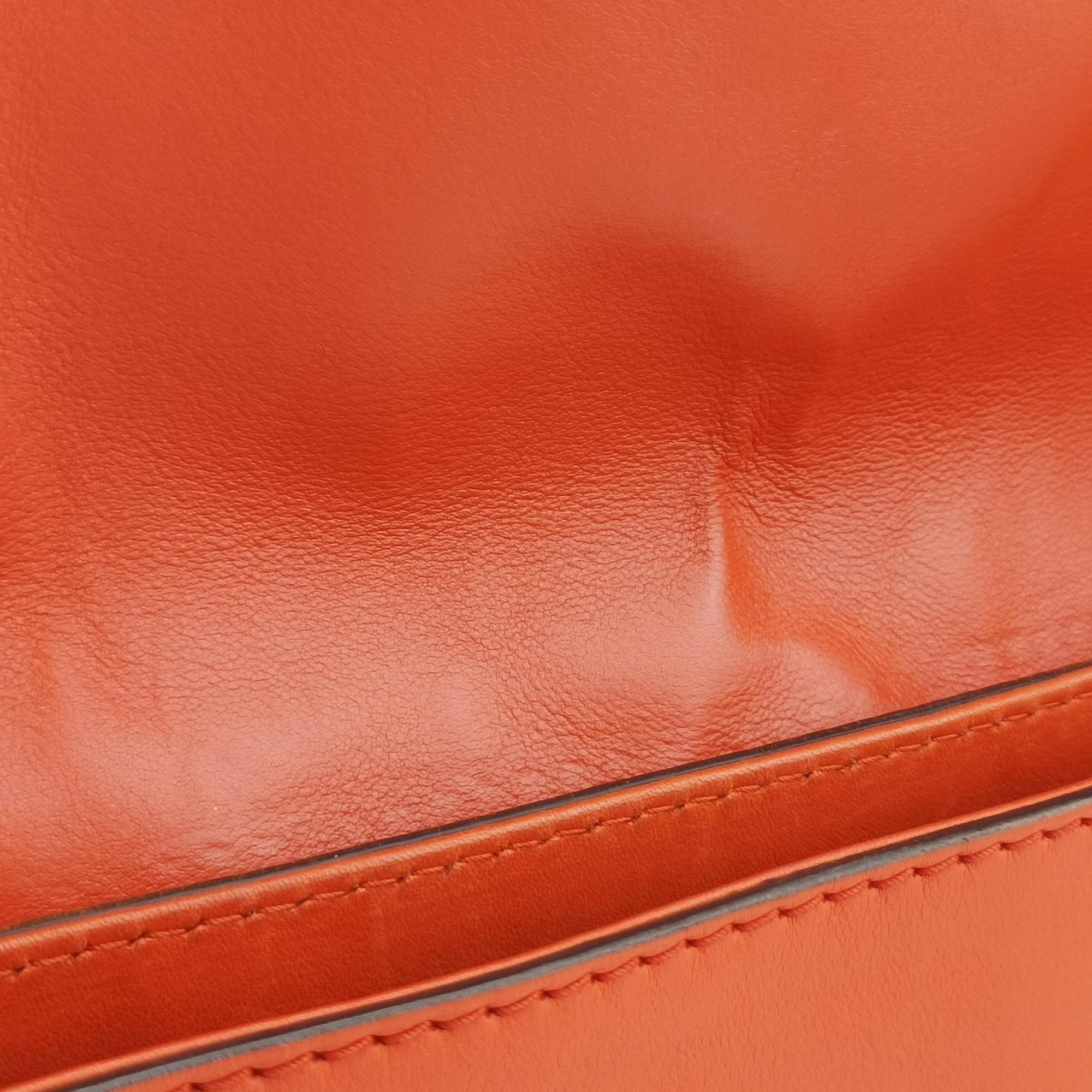 Pre-owned Gucci Snaffle Bit Orange Leather 263955 shoulderbag | stylenewstar