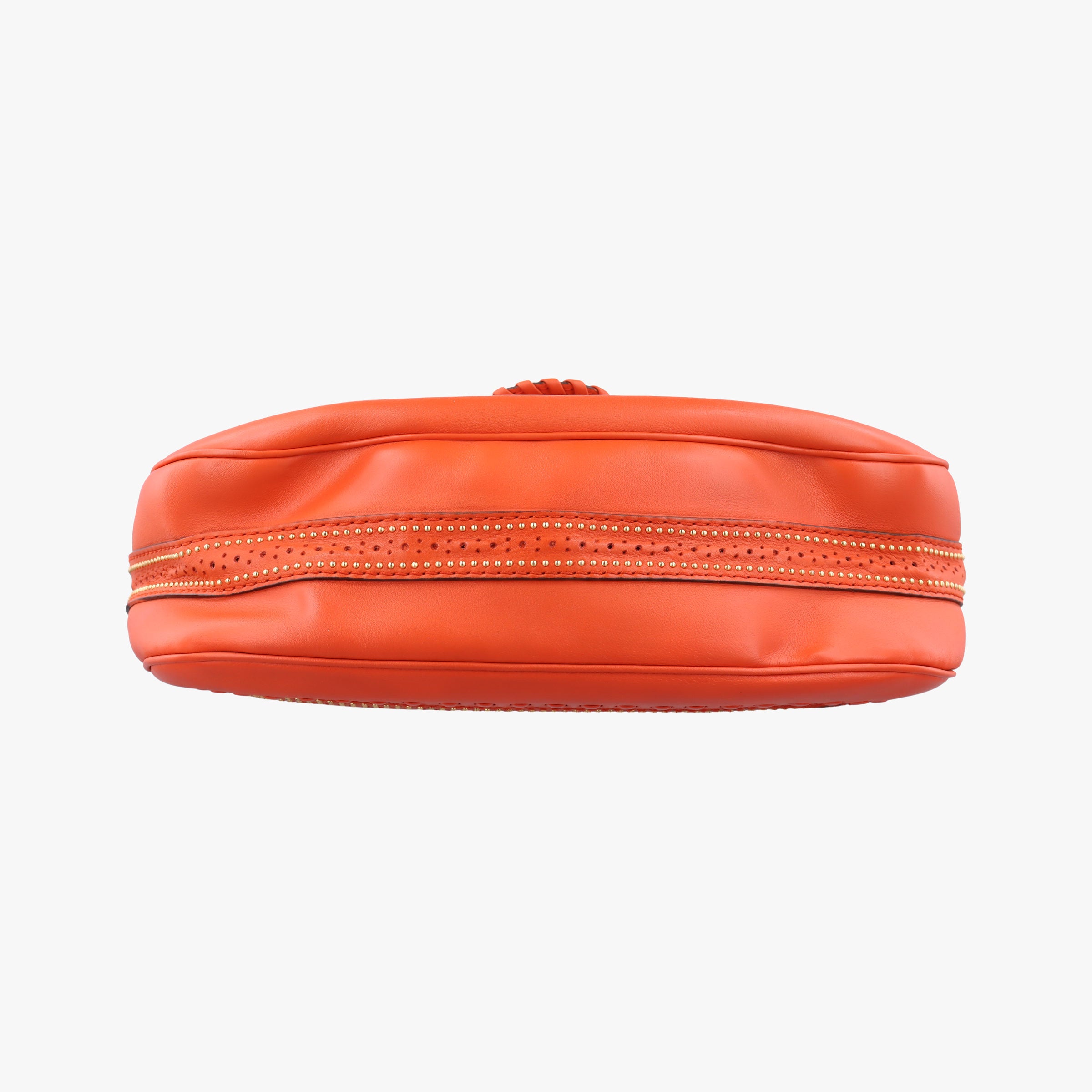 Pre-owned Gucci Snaffle Bit Orange Leather 263955 shoulderbag | stylenewstar
