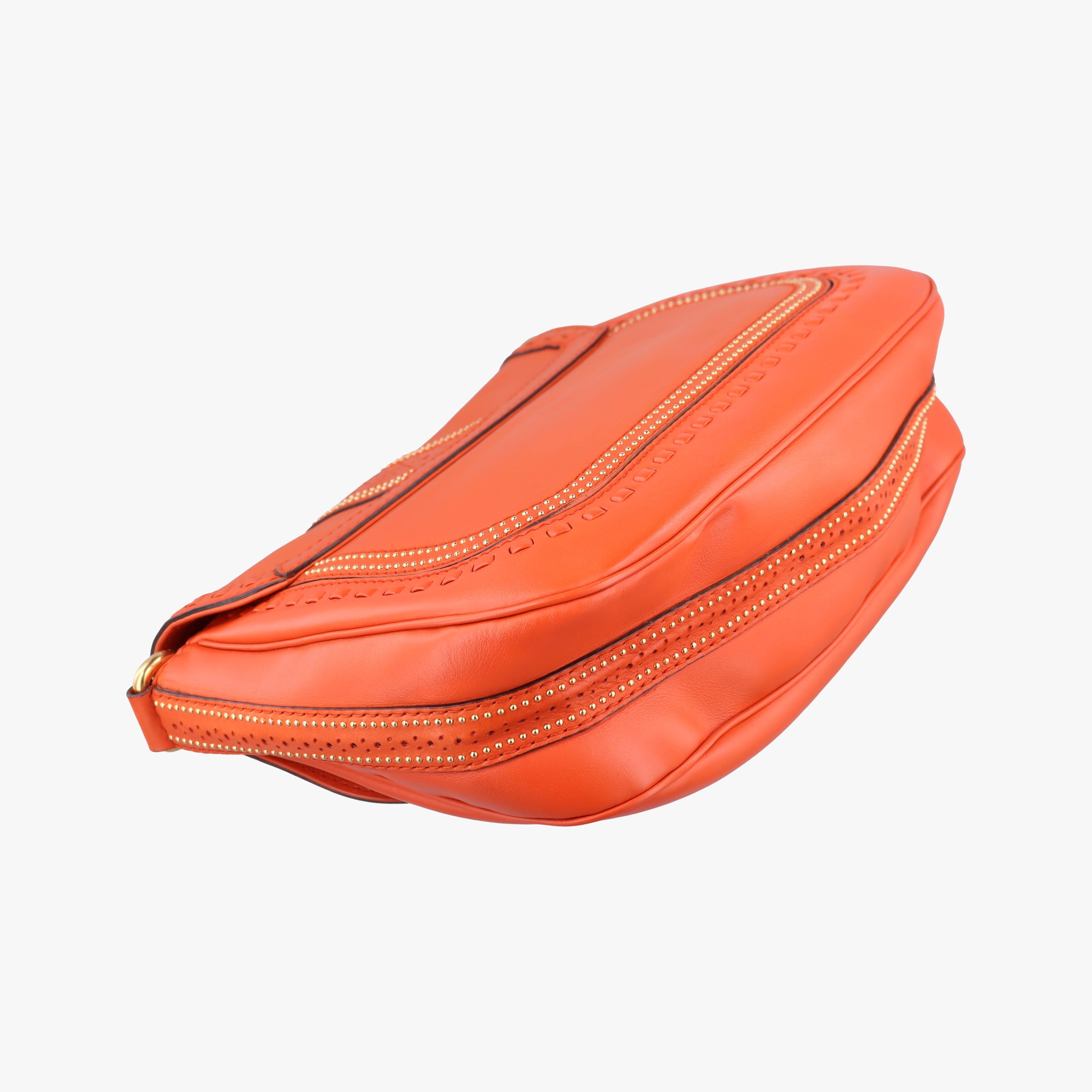 Pre-owned Gucci Snaffle Bit Orange Leather 263955 shoulderbag | stylenewstar
