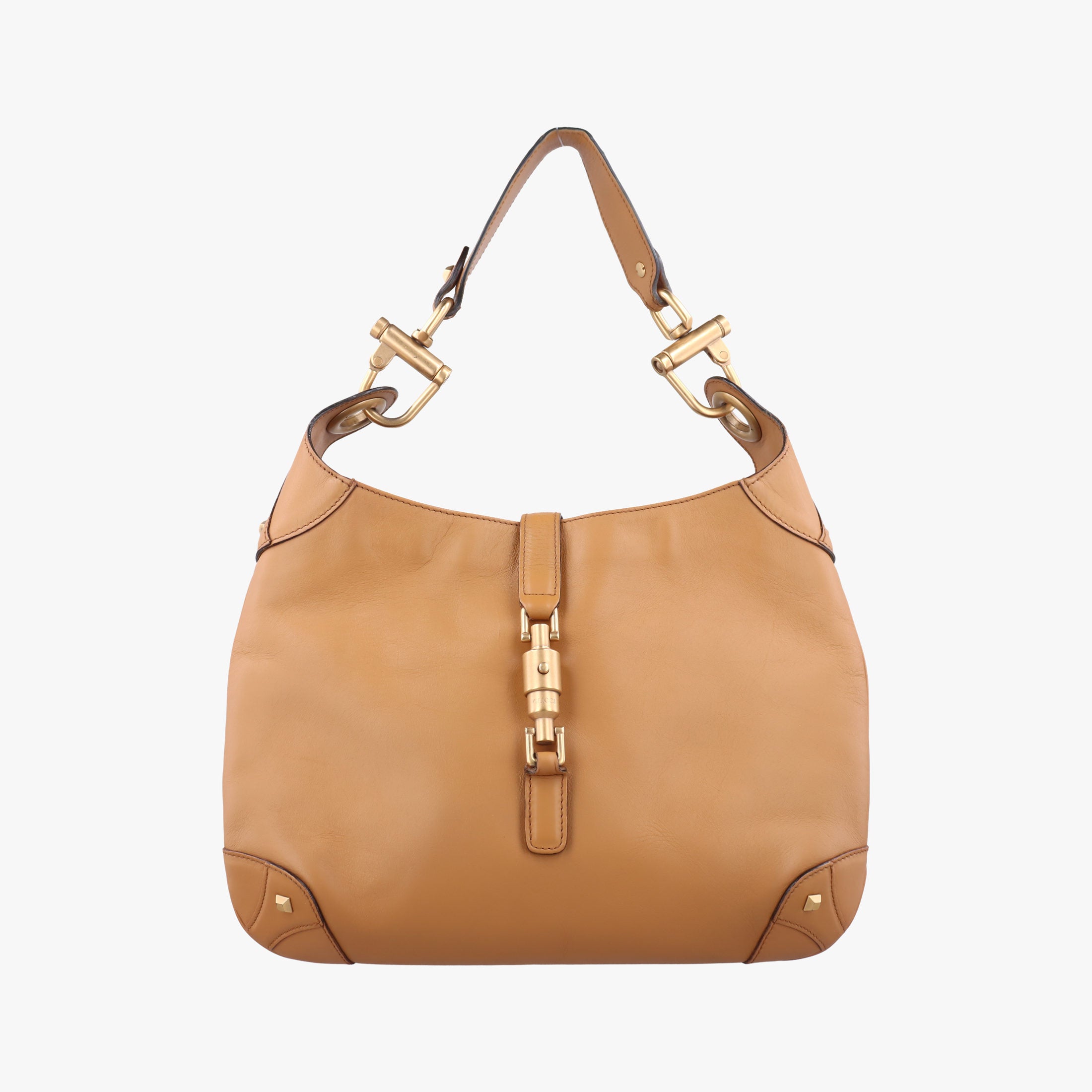 Pre-owned Gucci New Jackie Brown leather 120888 shoulderbag | stylenewstar