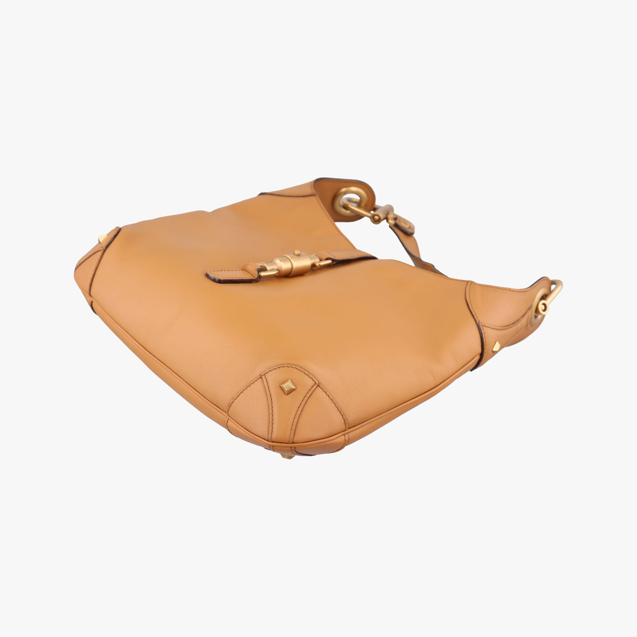 Pre-owned Gucci New Jackie Brown leather 120888 shoulderbag | stylenewstar