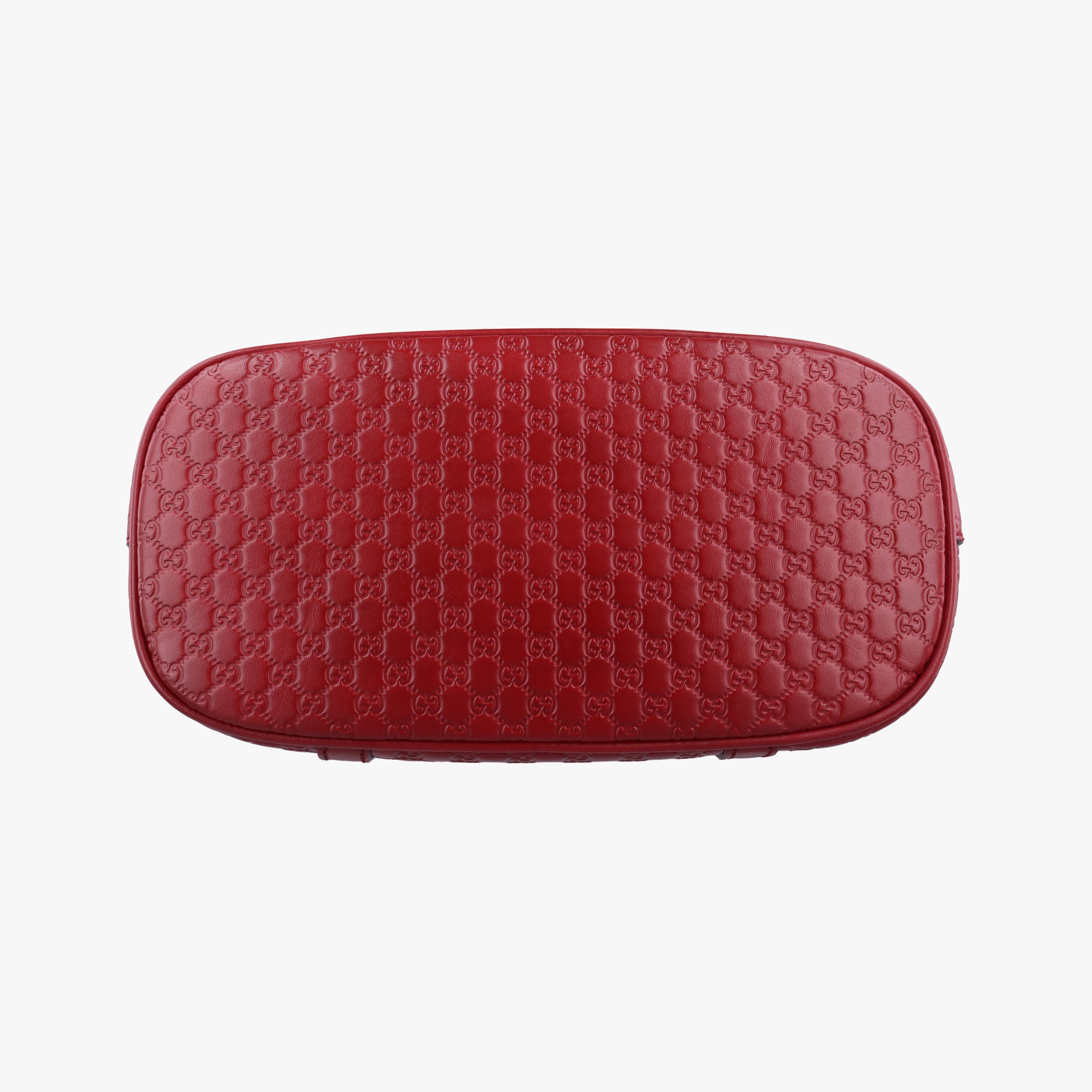 Pre-owned Gucci Microguccissima Red Leather 449654 shoulderbag | stylenewstar