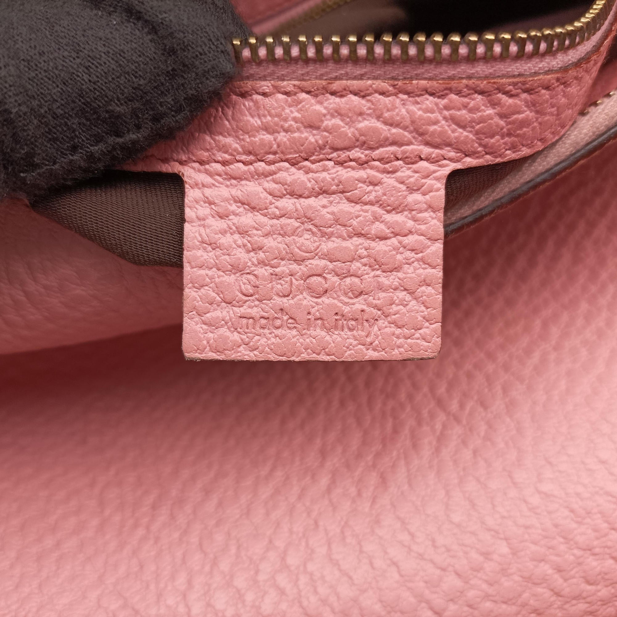 Vintage Gucci Bamboo Ring Hobo Pink Leather 137577 shoulderbag | stylenewstar