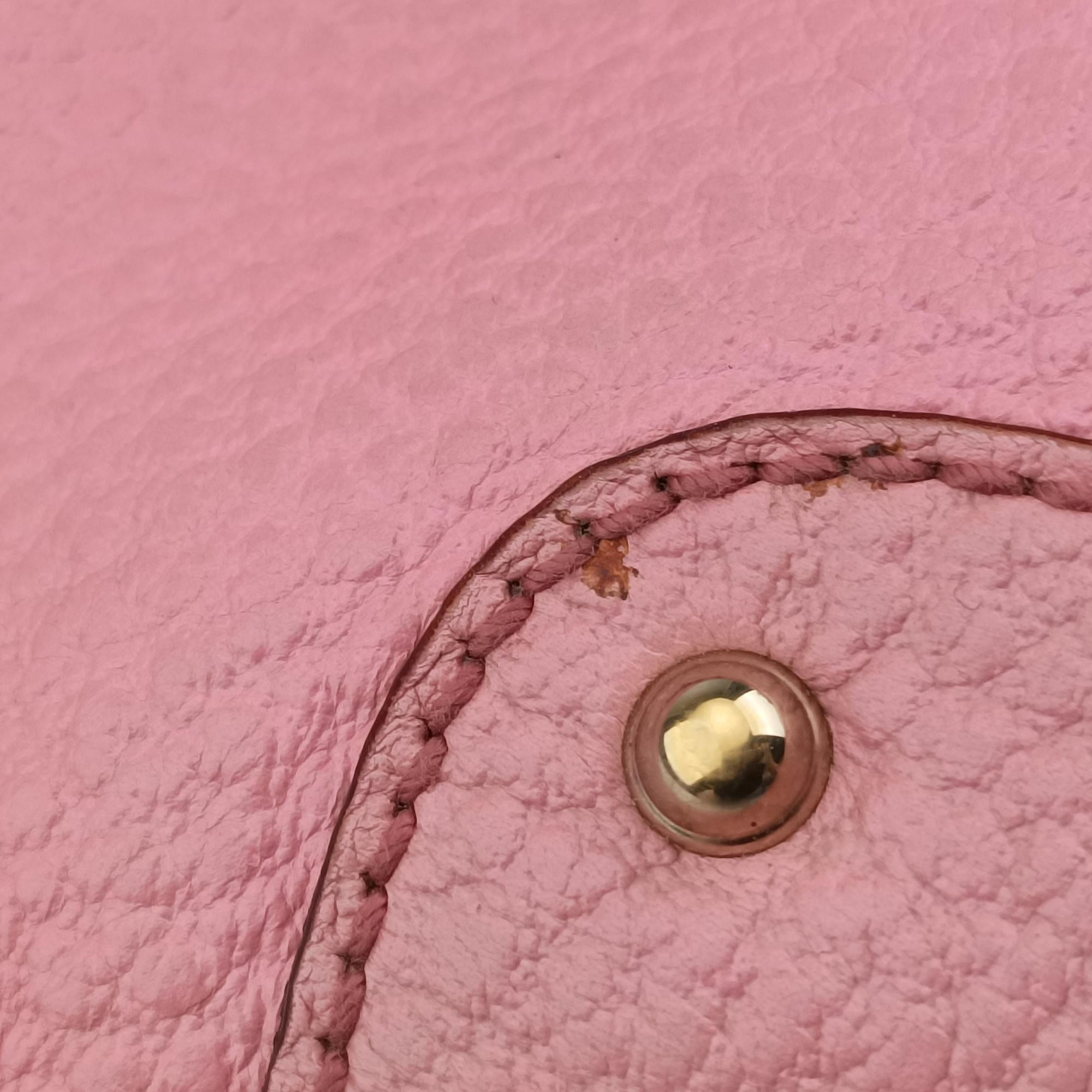 Vintage Gucci Bamboo Ring Hobo Pink Leather 137577 shoulderbag | stylenewstar