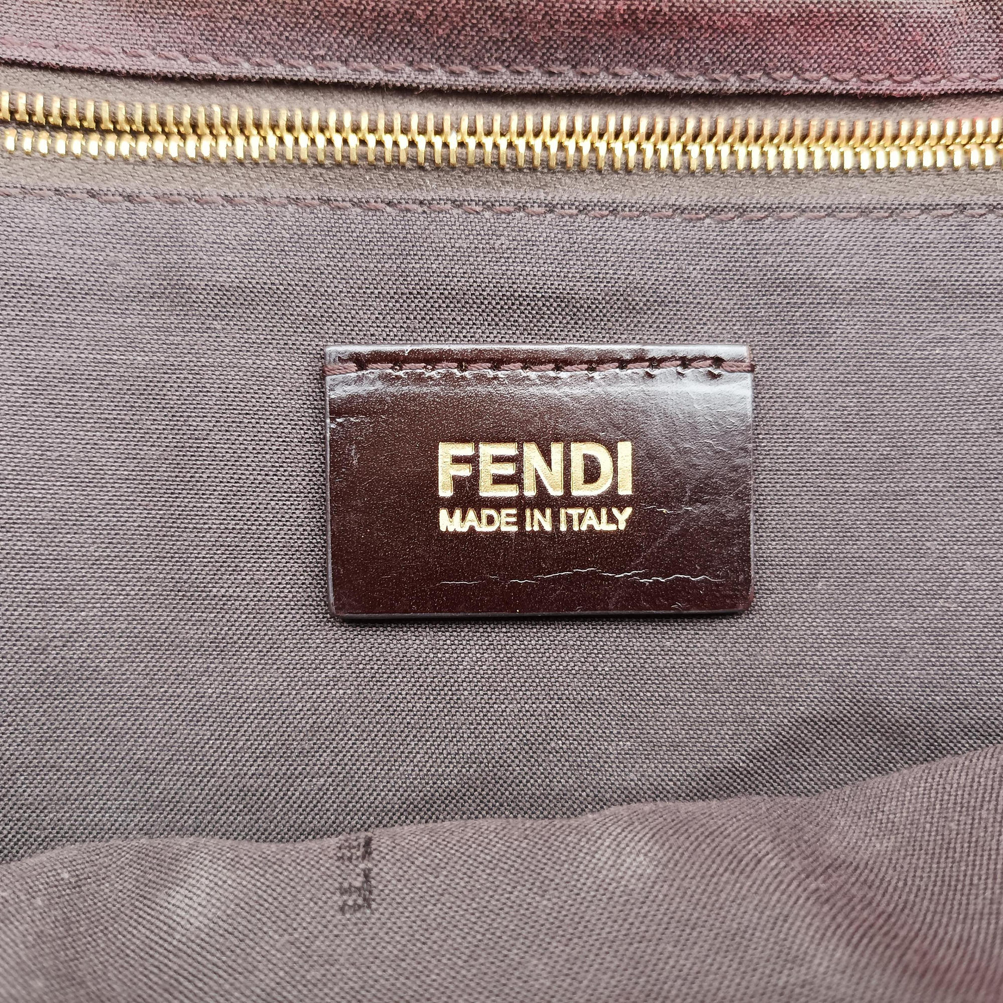 Secondhand Fendi Maxi Baguette Flap Red Leather 8BT143 shoulderbag | stylenewstar