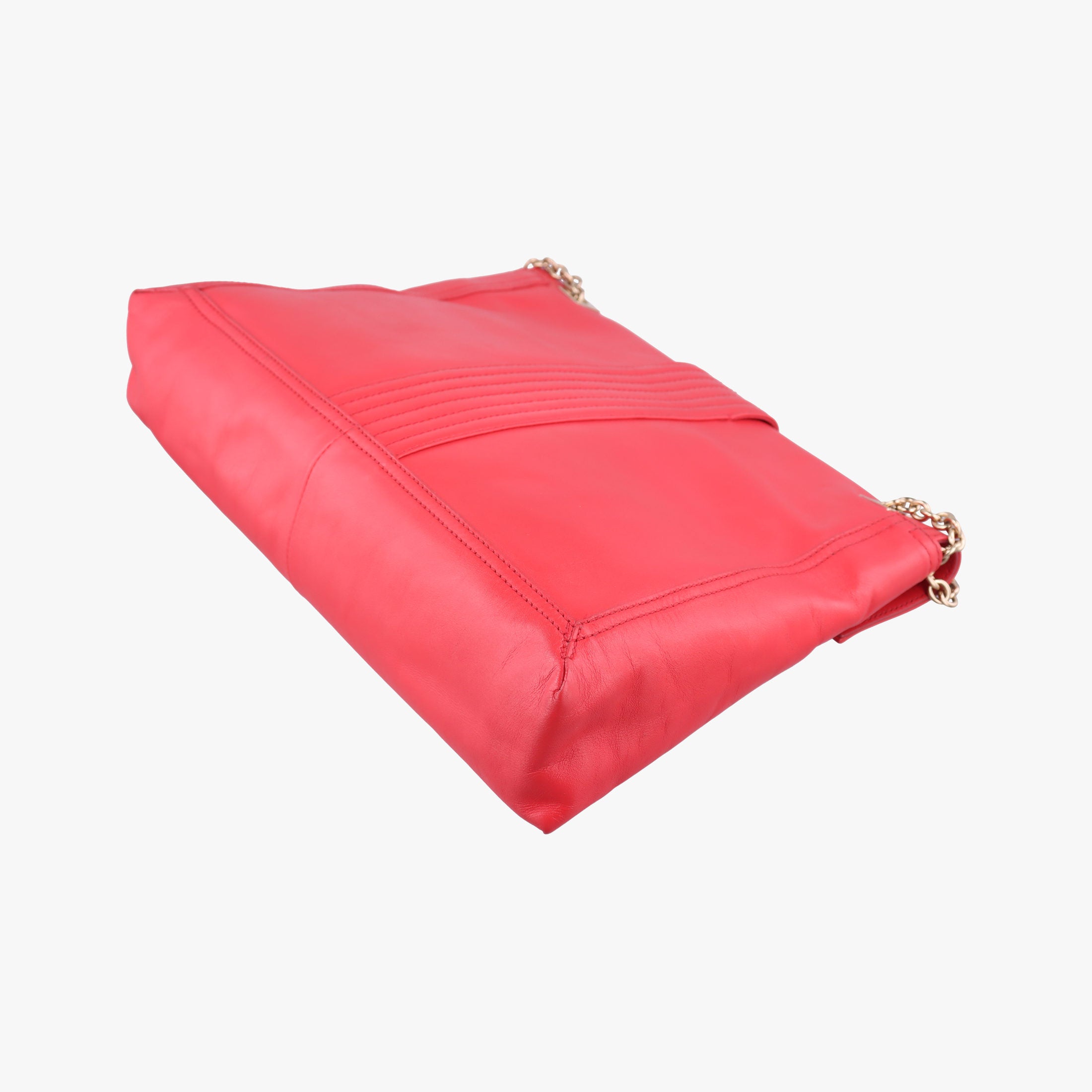Secondhand Fendi Maxi Baguette Flap Red Leather 8BT143 shoulderbag | stylenewstar