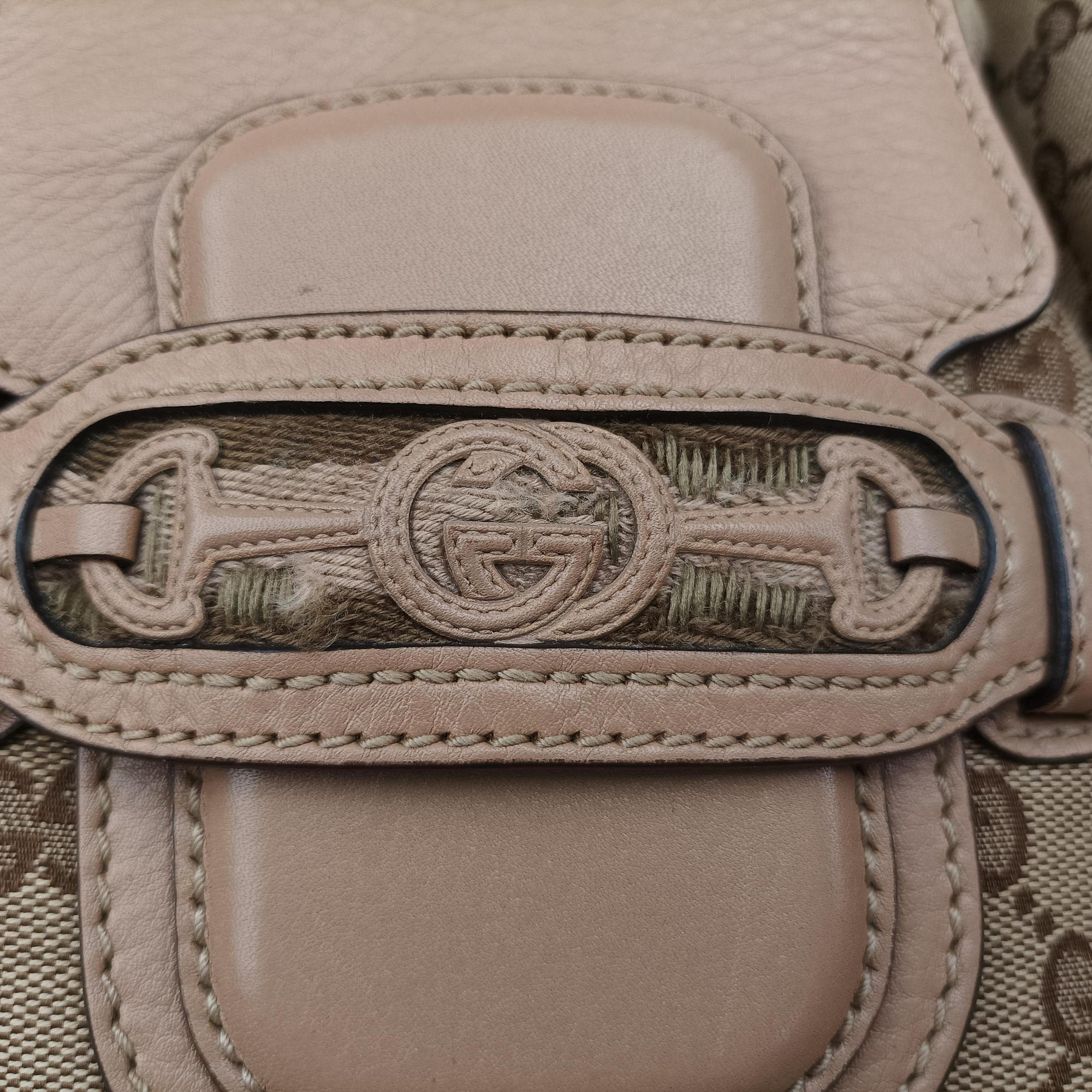 Pre-owned Gucci Dressage Web Hobo Multicolour Canvas 296851 shoulderbag | stylenewstar