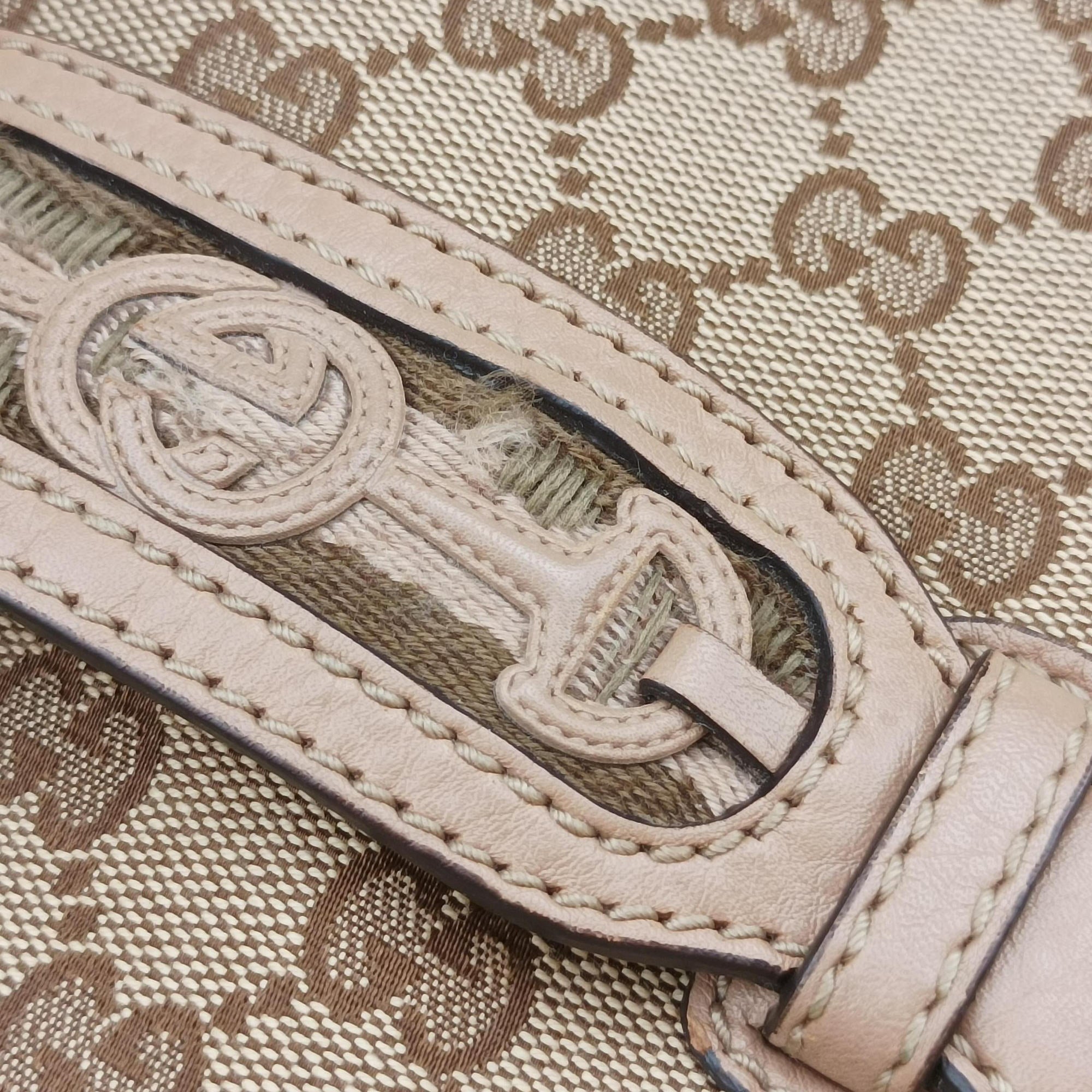 Pre-owned Gucci Dressage Web Hobo Multicolour Canvas 296851 shoulderbag | stylenewstar