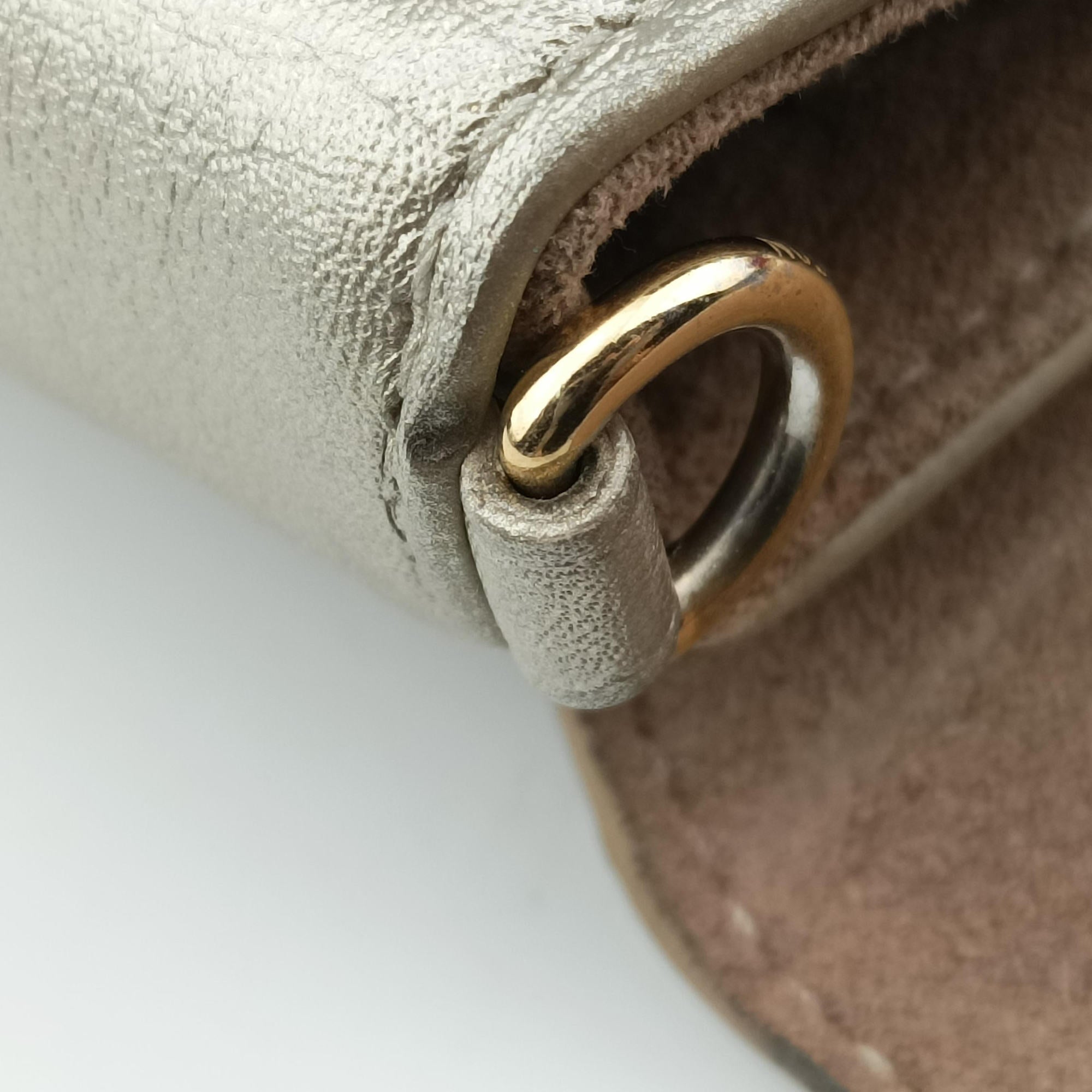 Pre-owned Louis Vuitton Love Note golden×silver Leather M54504 shoulderbag | stylenewstar